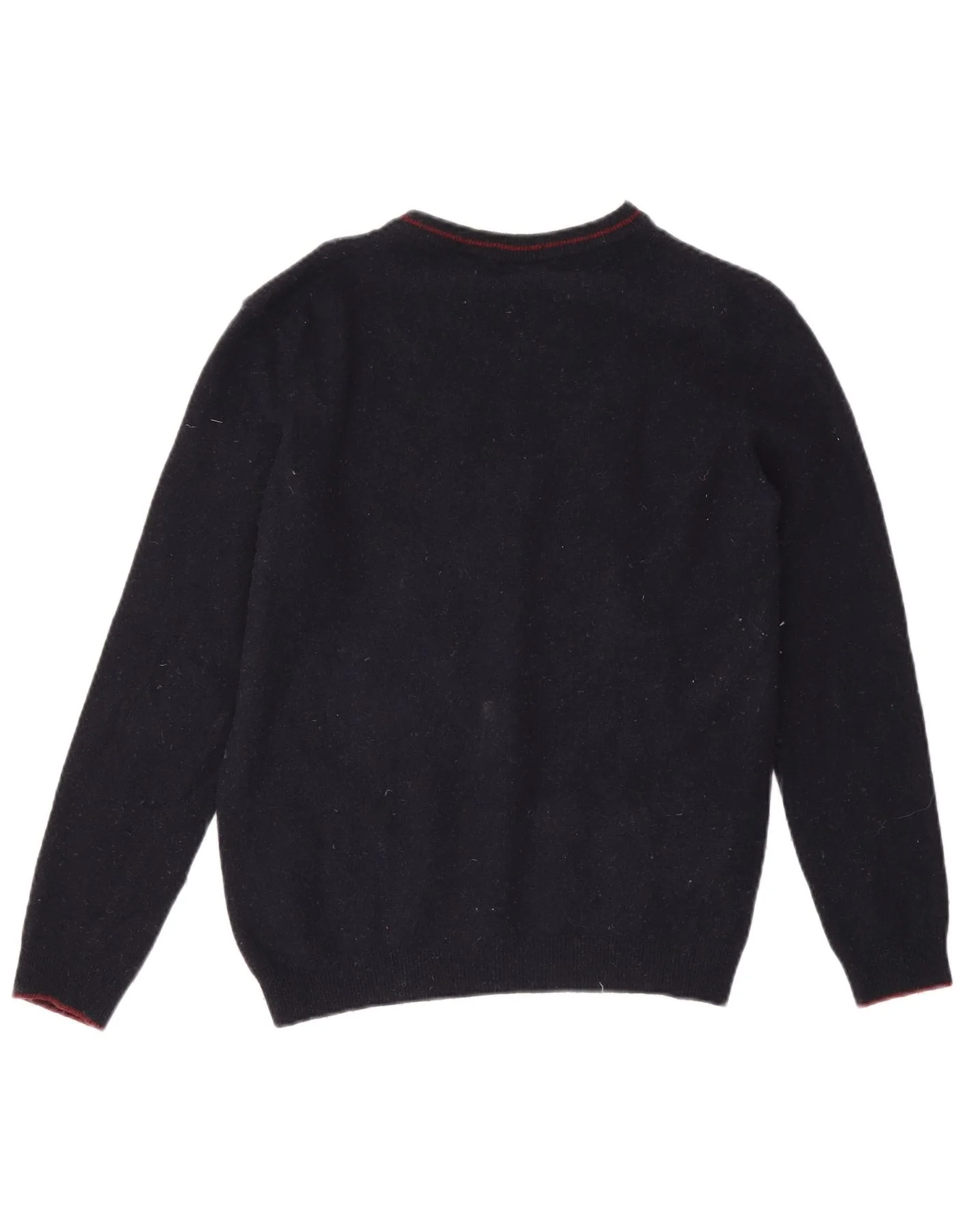 Timberland Womens Graphic Crew Neck Jumper Sweater UK 14 Medium Navy Blue - Image 2