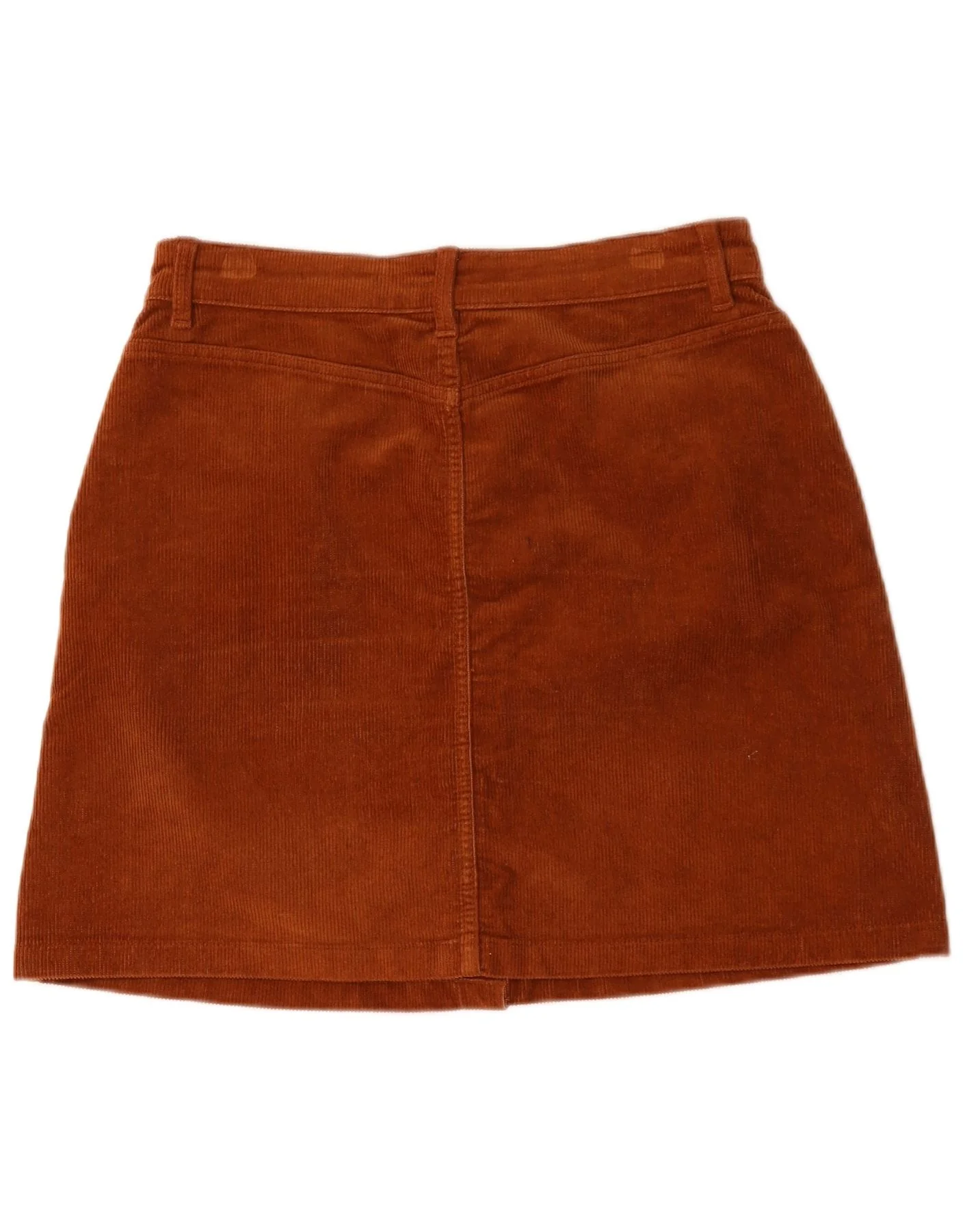 Tom Tailor Womens Corduroy Skirt Large W32 Brown Cotton - Image 2
