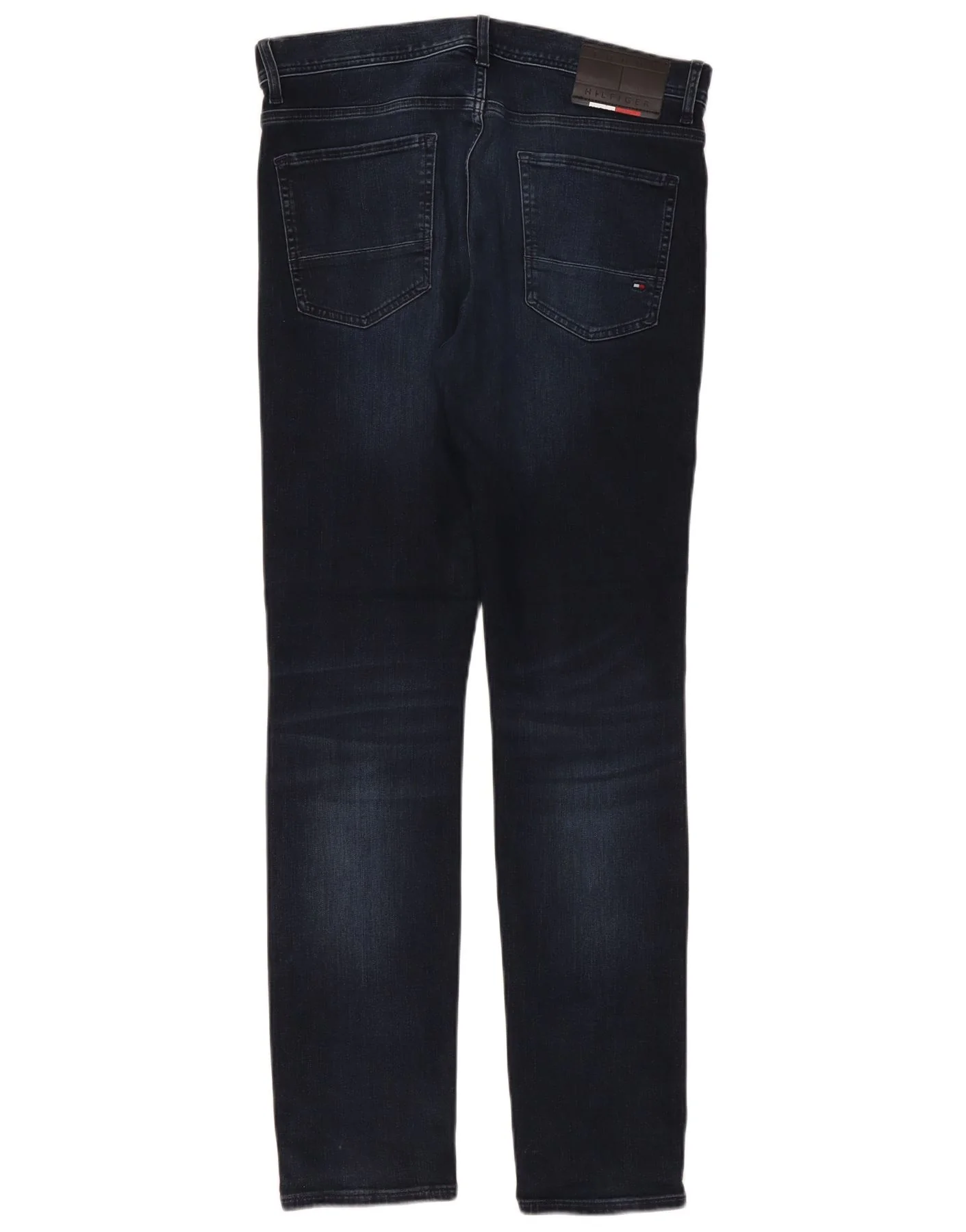Tommy Hilfiger Mens Bleecker Slim Jeans W32 L32 Navy Blue Cotton - Image 2