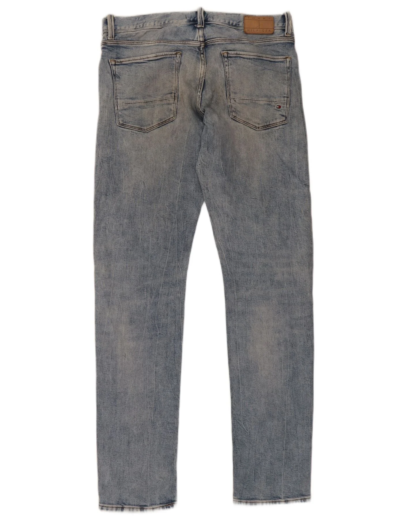 Tommy Hilfiger Mens Bleecker Slim Jeans W33 L34 Blue Cotton - Image 2
