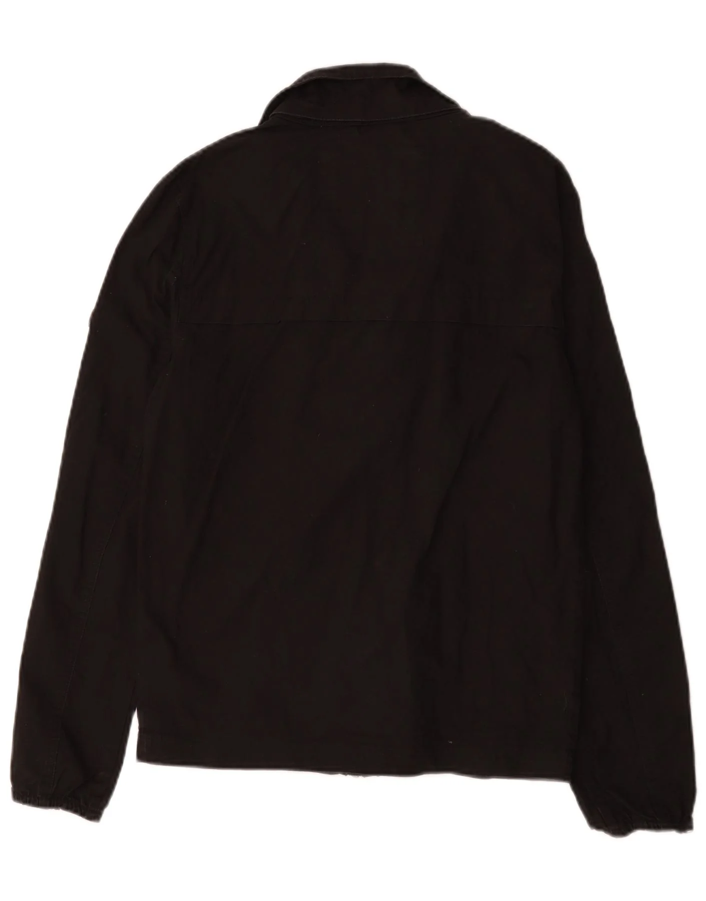 Tommy Hilfiger Mens Bomber Jacket UK 36 Small Black Cotton - Image 2