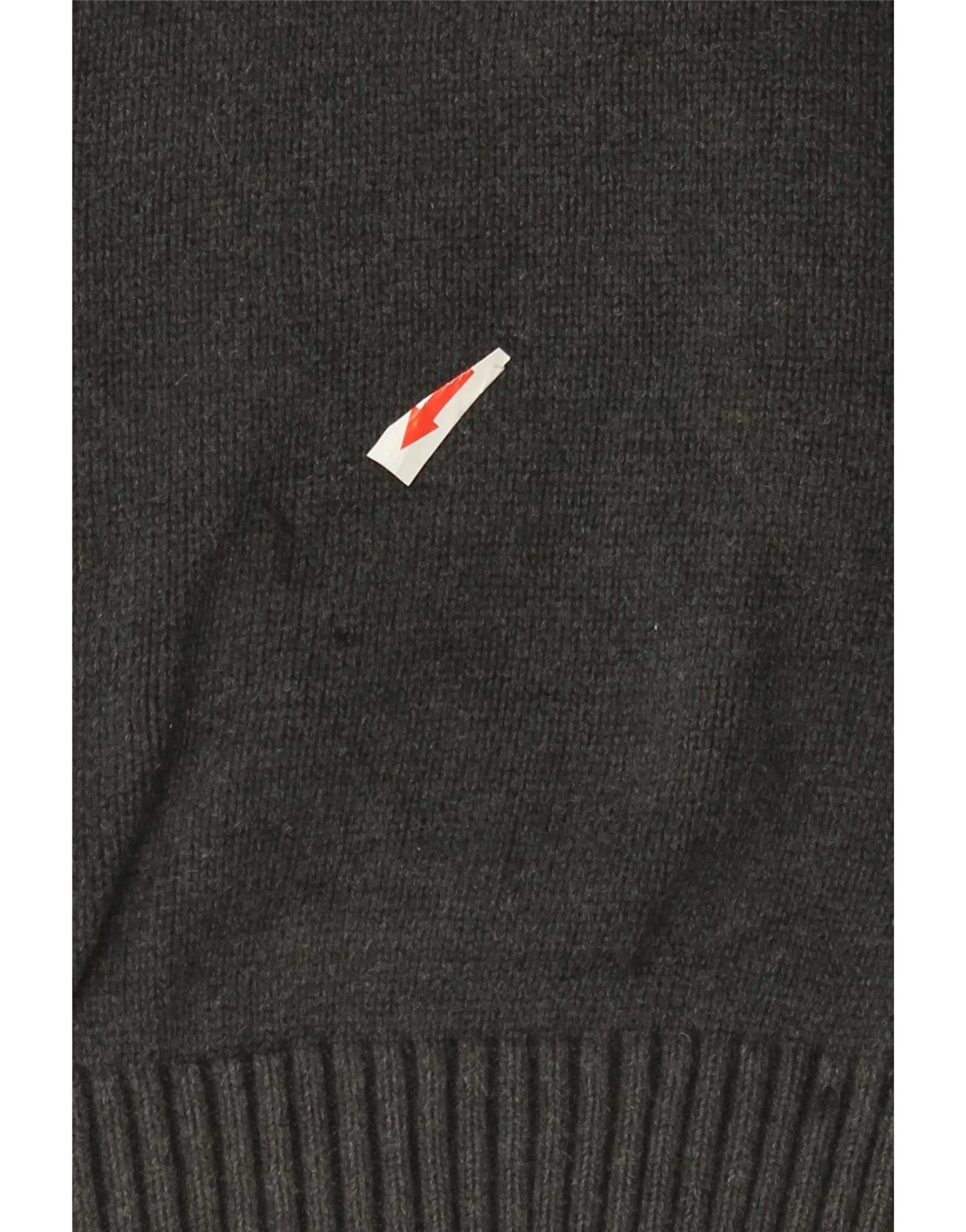 Tommy Hilfiger Mens Crew Neck Jumper Sweater Medium Grey Cotton - Image 3