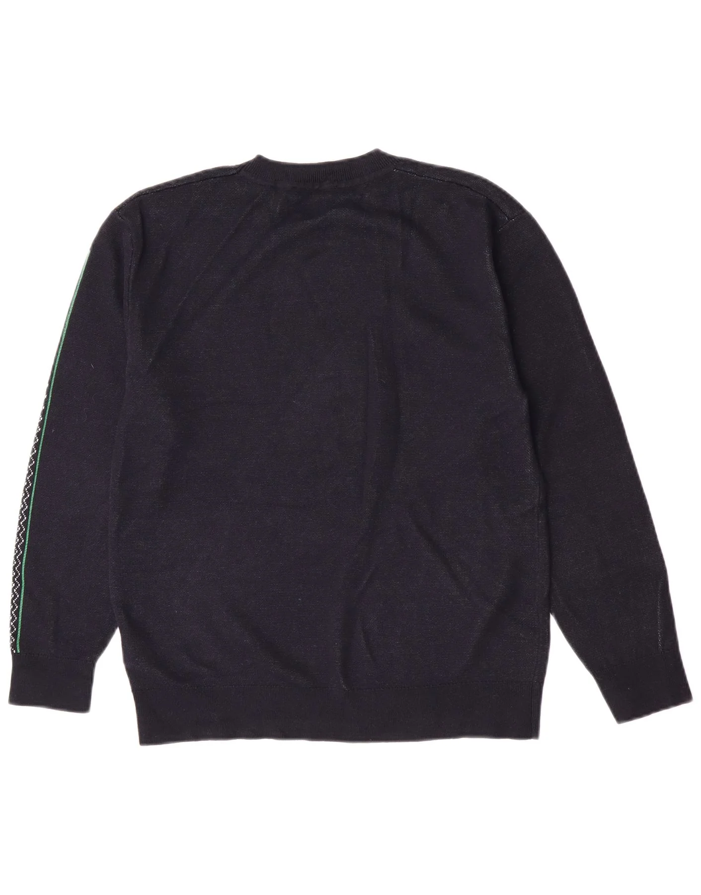 Tommy Hilfiger Mens Crew Neck Jumper Sweater Small Navy Blue Paisley - Image 2