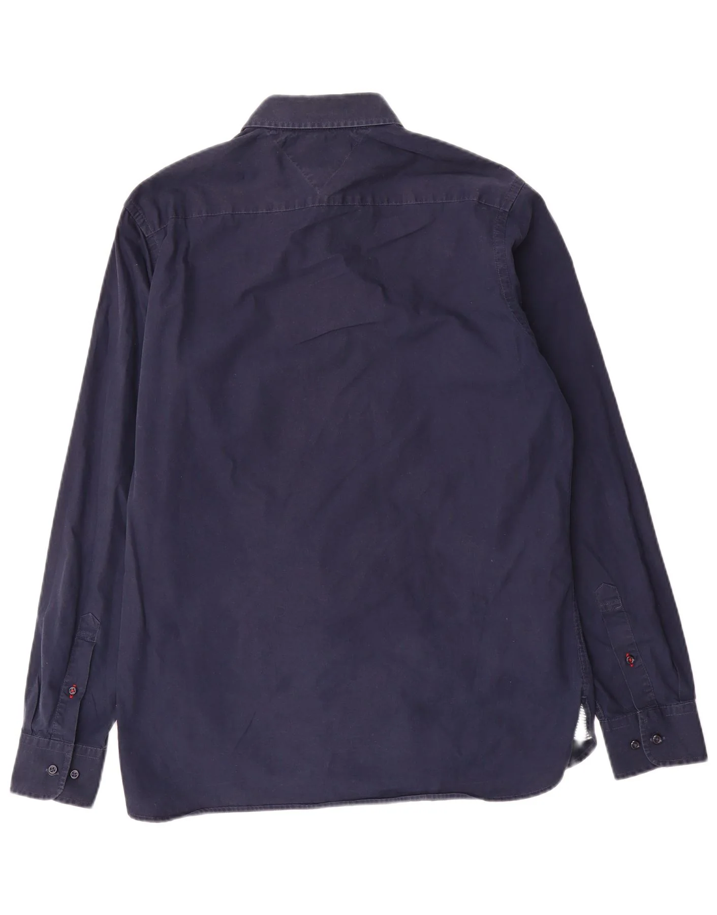 Tommy Hilfiger Mens Custom Fit Shirt Medium Navy Blue - Image 2