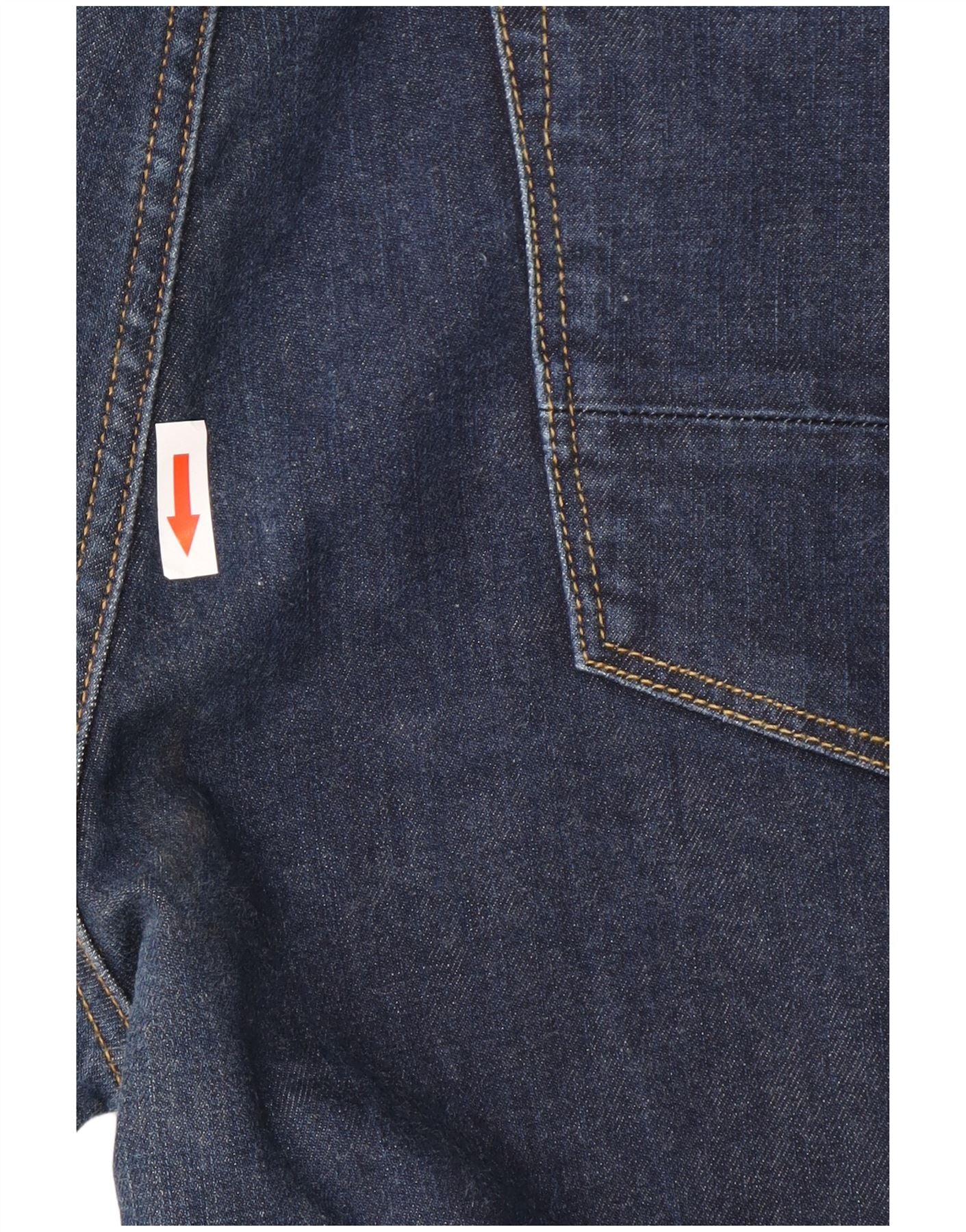 Tommy Hilfiger Mens Denton Stretch Straight Jeans W38 L32 Navy Blue Cotton - Image 3
