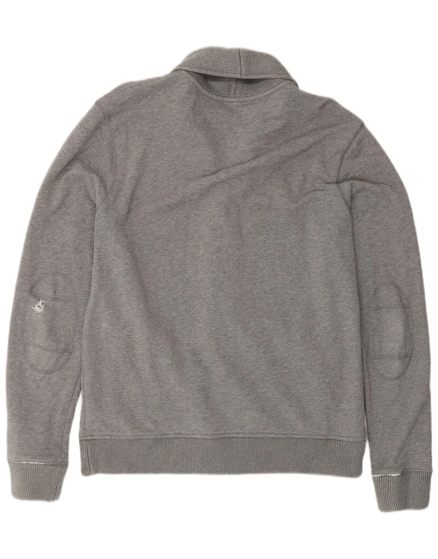 Tommy Hilfiger Mens Graphic Cardigan Sweater Large Grey Cotton - Image 2