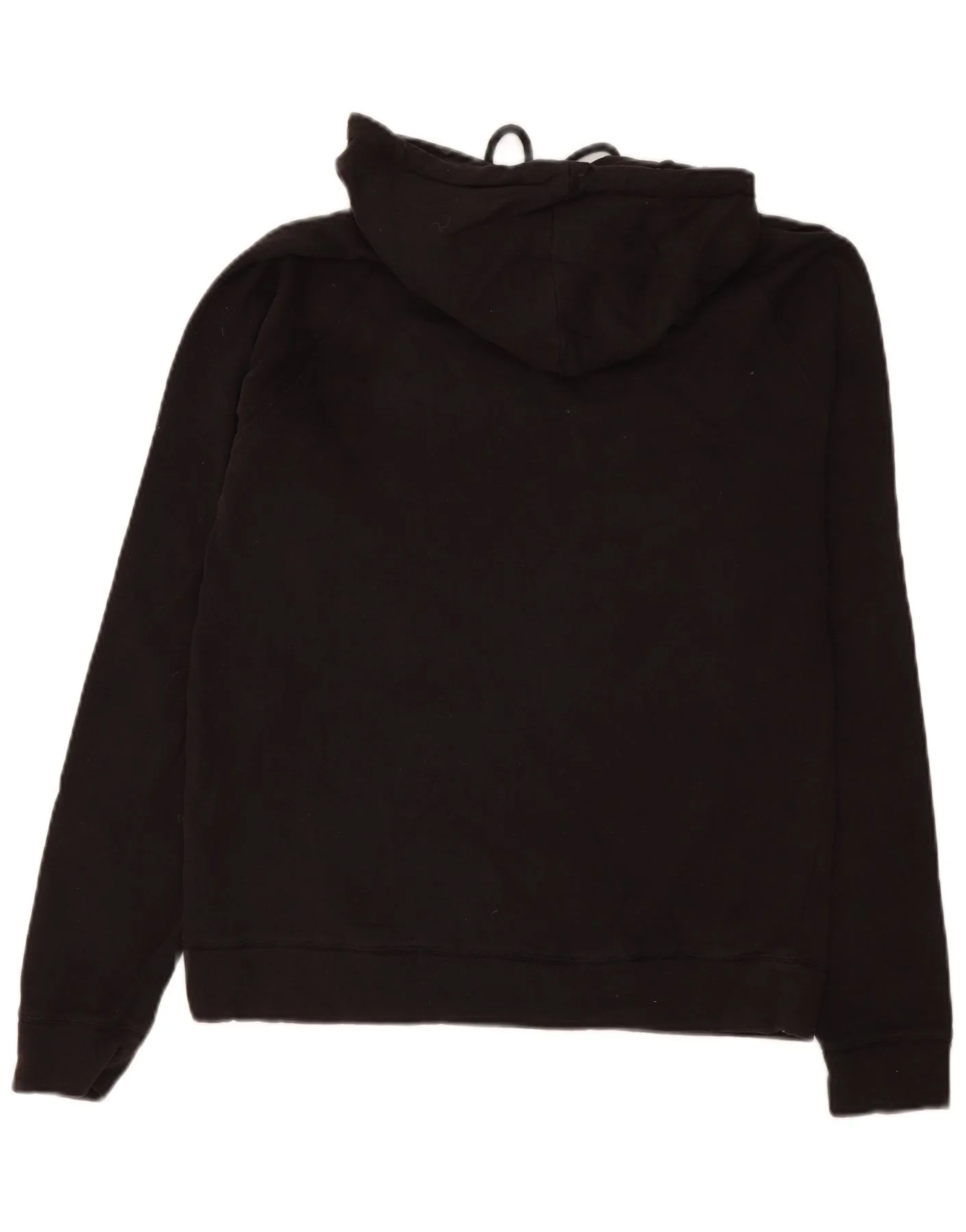 Tommy Hilfiger Mens Graphic Hoodie Jumper Medium Black Cotton - Image 2