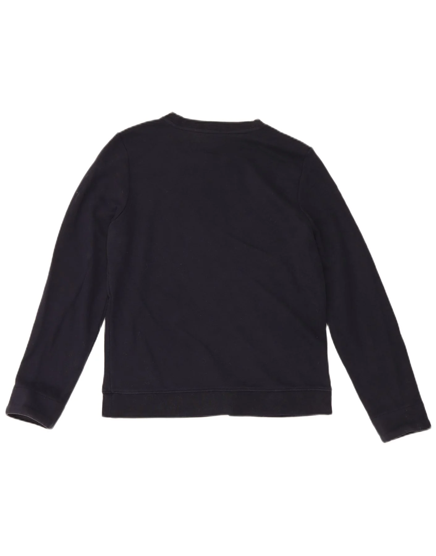 Tommy Hilfiger Mens Graphic Sweatshirt Jumper Small Navy Blue Cotton - Image 2