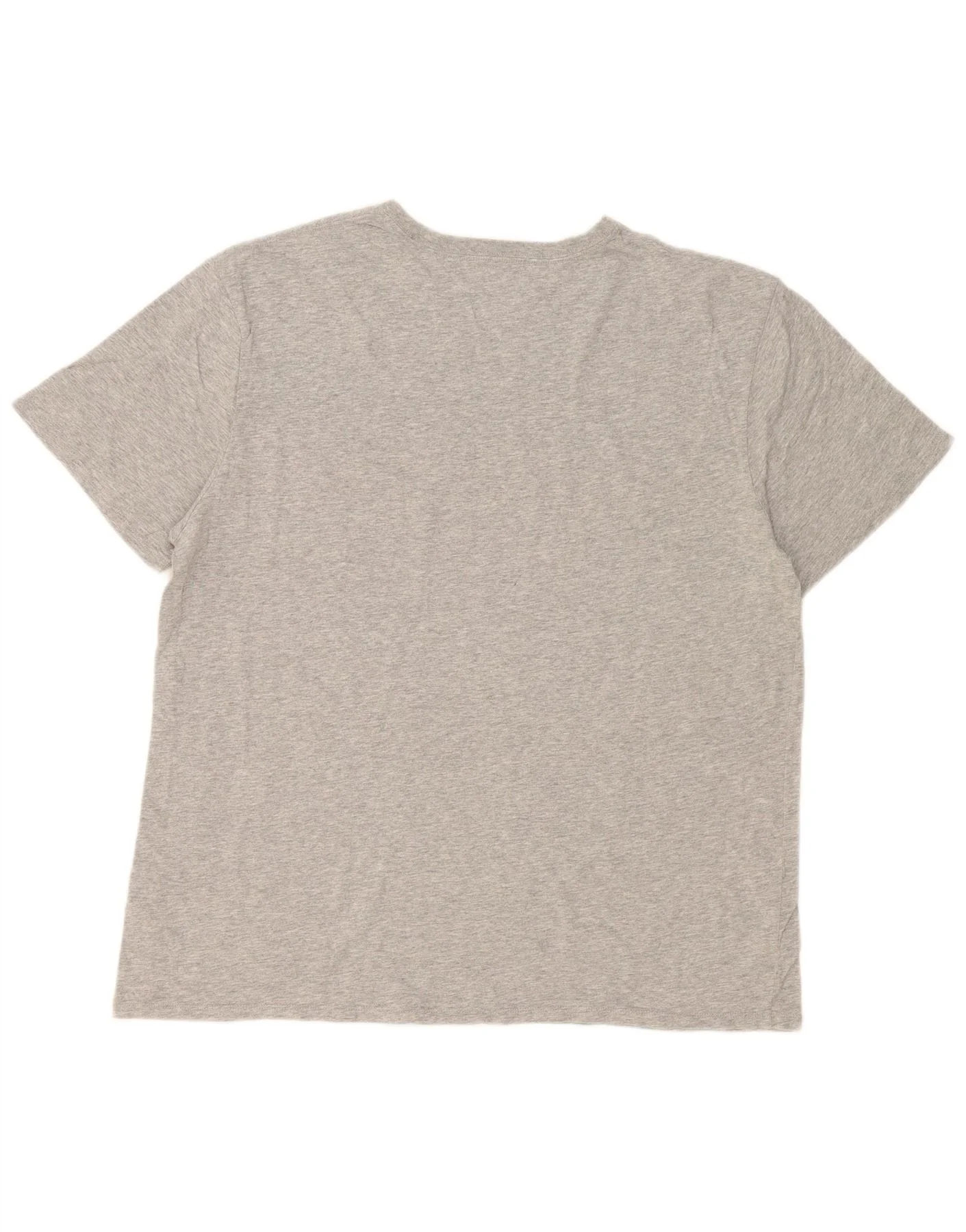 Tommy Hilfiger Mens Graphic T-Shirt Top XL Grey Colourblock - Image 2