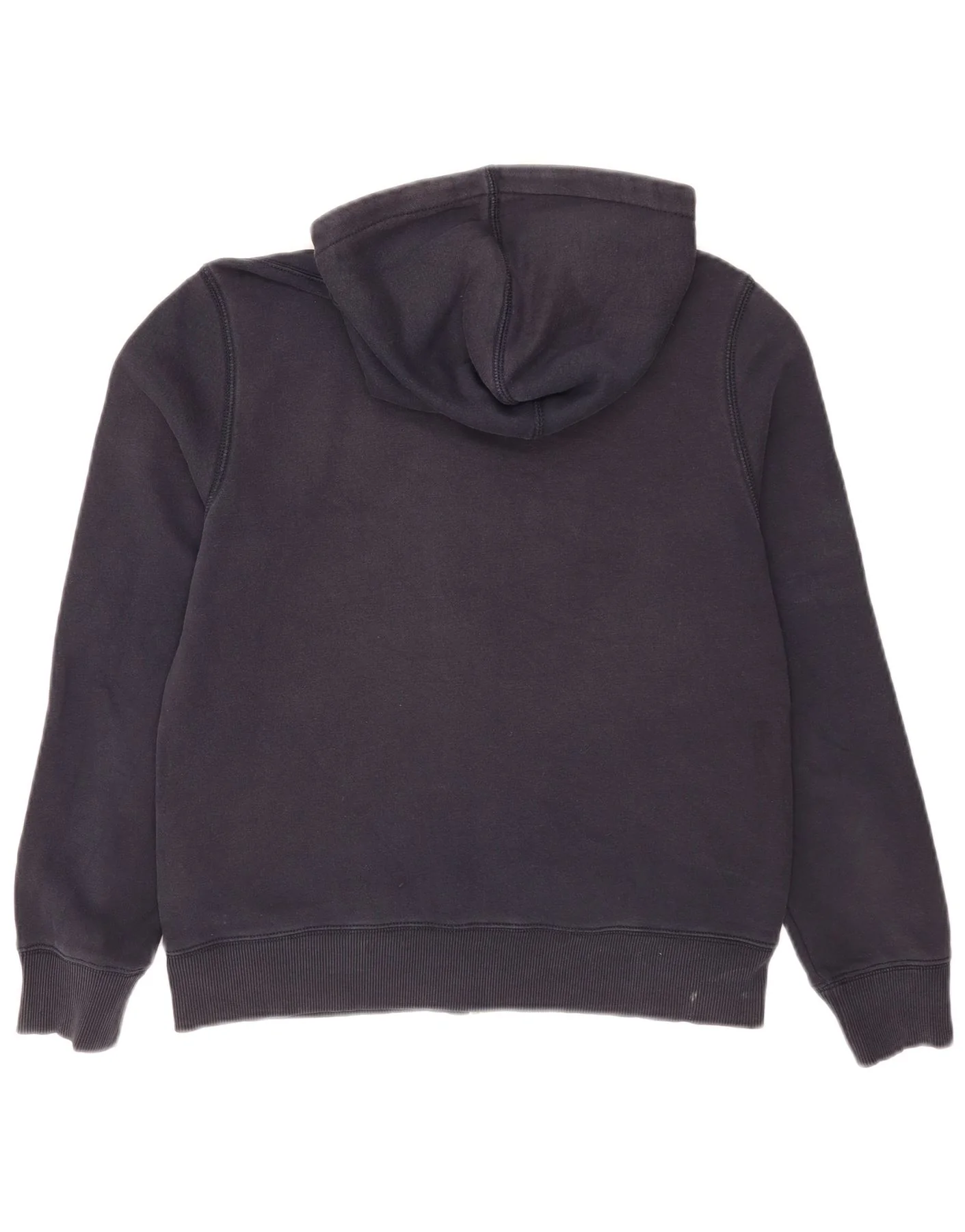 Tommy Hilfiger Mens Graphic Zip Hoodie Sweater Small Navy Blue Cotton - Image 2