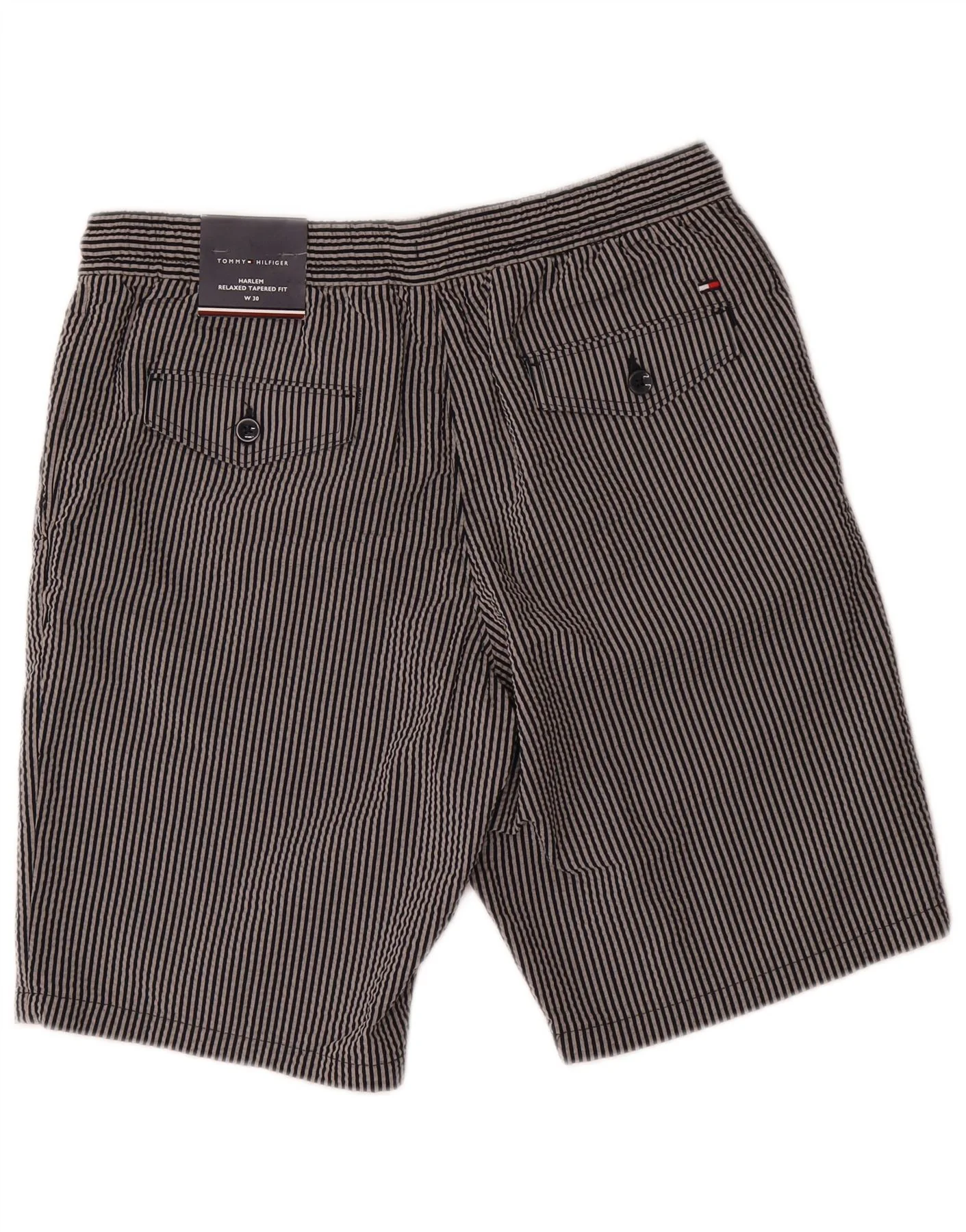 Tommy Hilfiger Mens Harlem Relaxed Fit Chino Shorts W30 Medium Navy Blue - Image 2