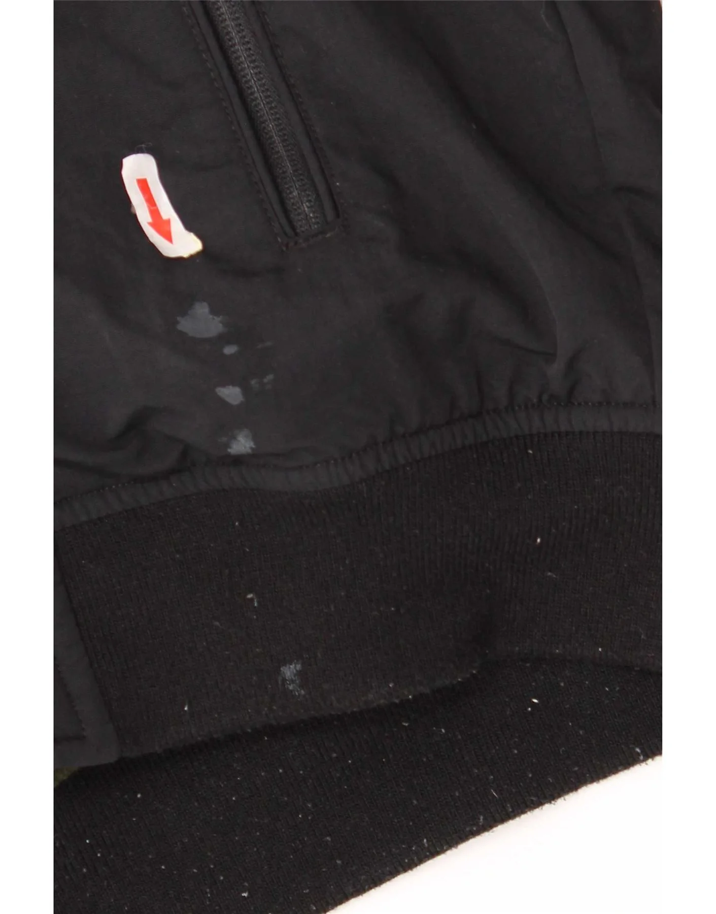 Tommy Hilfiger Mens Hooded Bomber Jacket UK 38 Medium Black Polyamide - Image 3