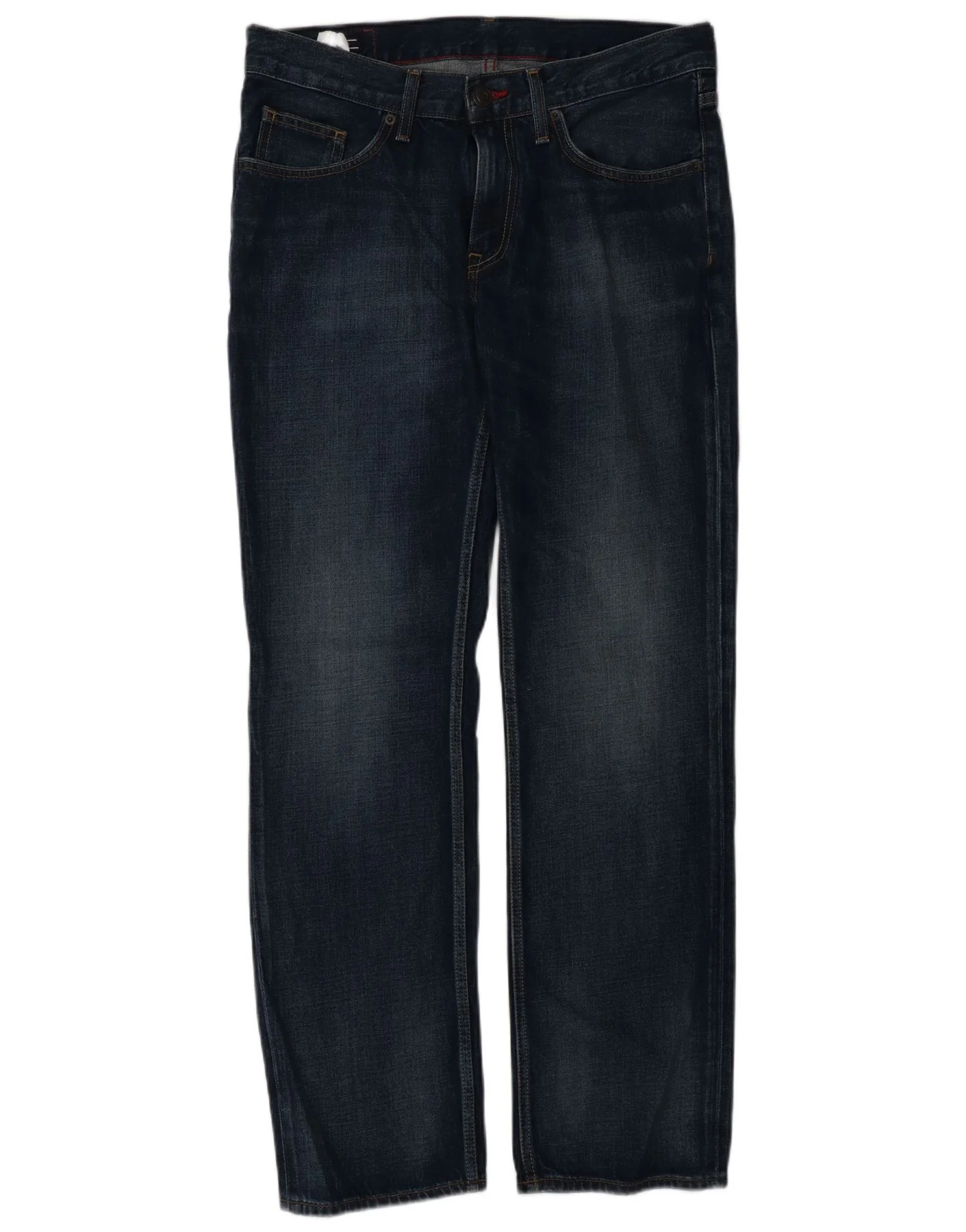 Tommy Hilfiger Mens Mercer Regular Fit Straight Jeans W34 L32 Navy Blue