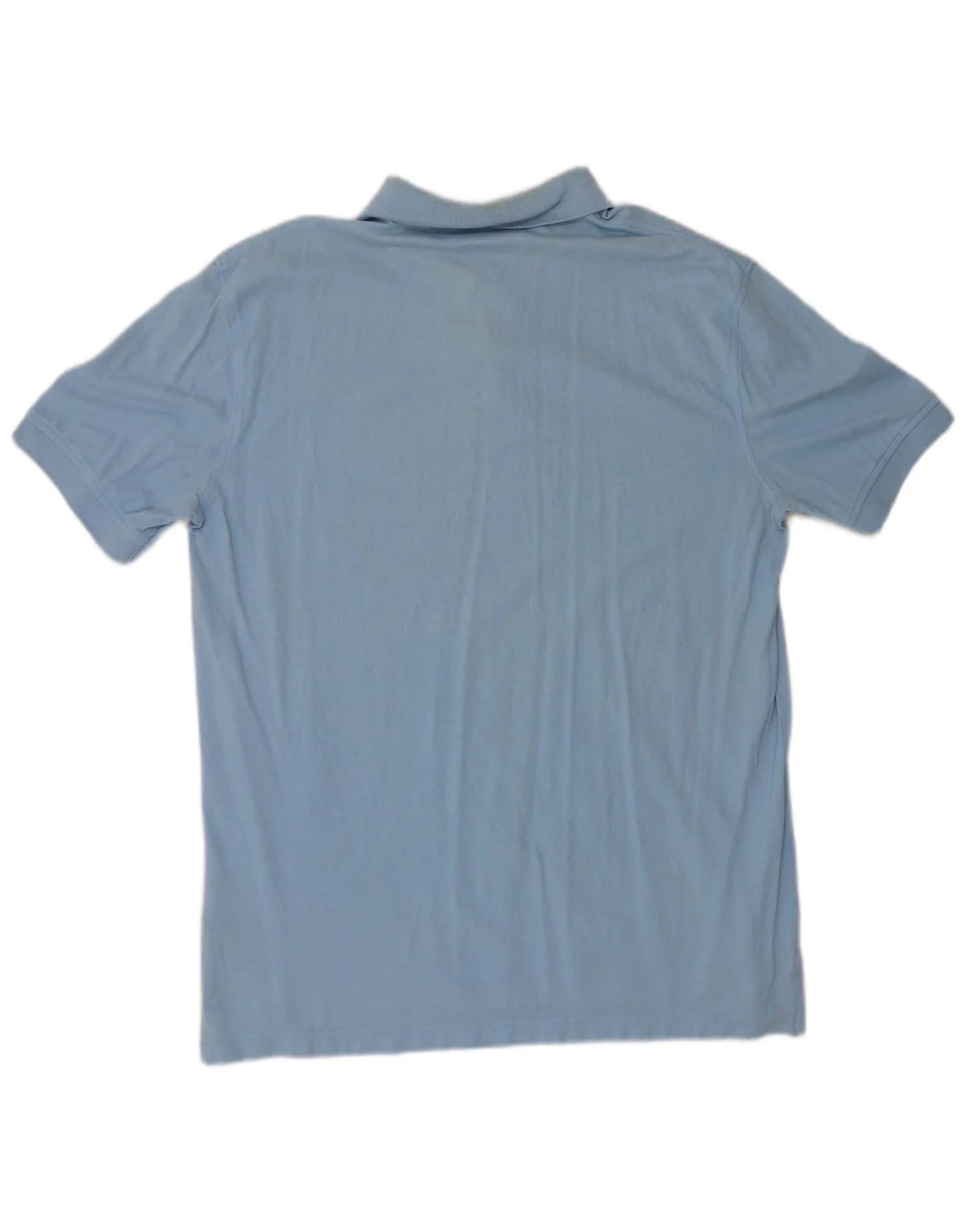 Tommy Hilfiger Mens Polo Shirt 2XL Blue Cotton - Image 2