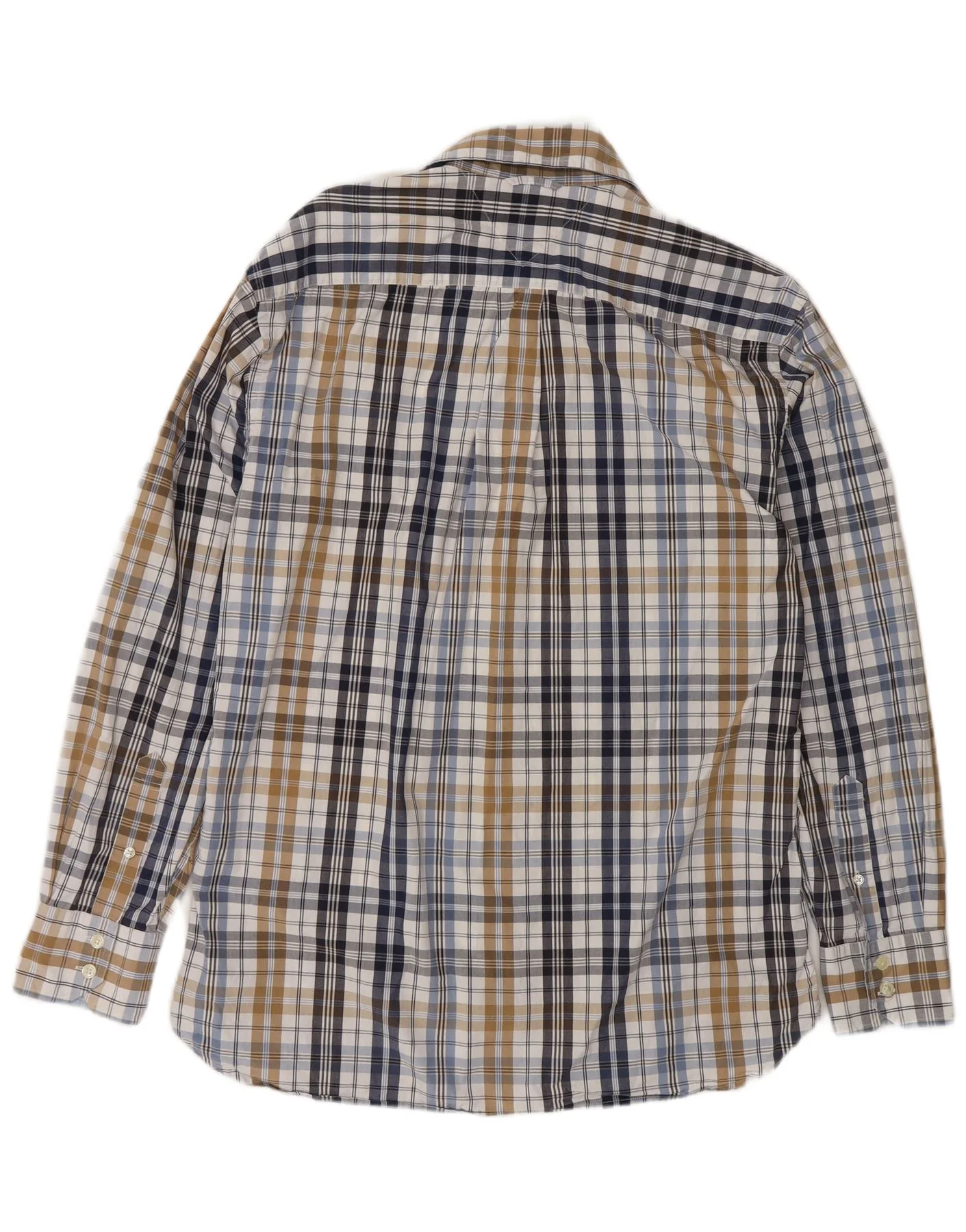 Tommy Hilfiger Mens Regular Fit Shirt Medium Multicoloured Plaid Cotton - Image 2