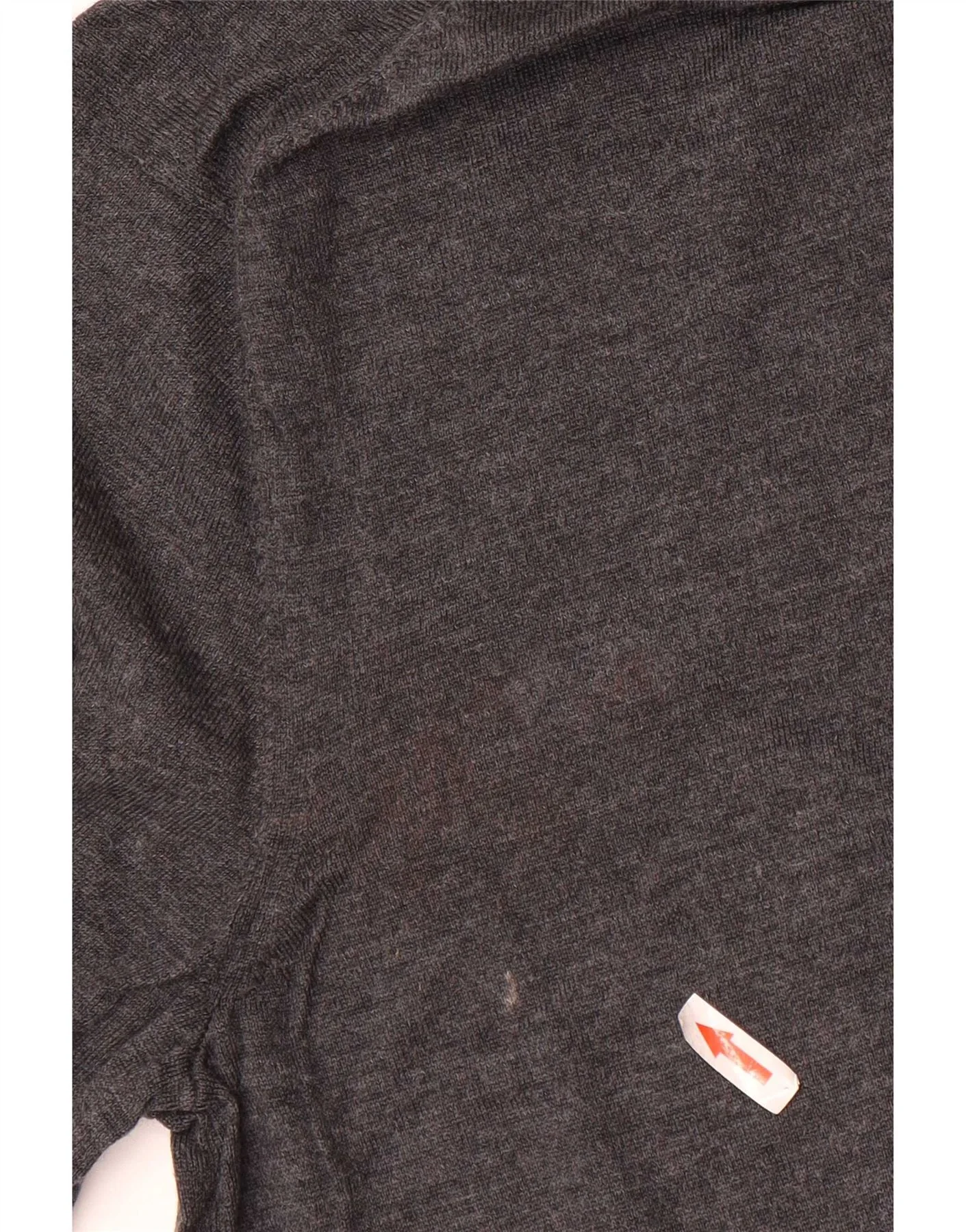 Tommy Hilfiger Mens Roll Neck Jumper Sweater Large Grey Wool - Image 3