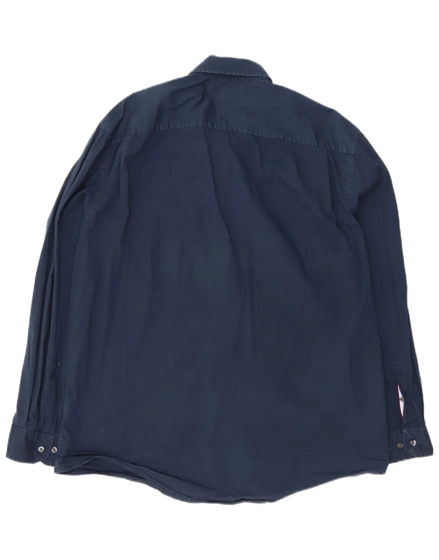 Tommy Hilfiger Mens Shirt 2XL Navy Blue Cotton - Image 2