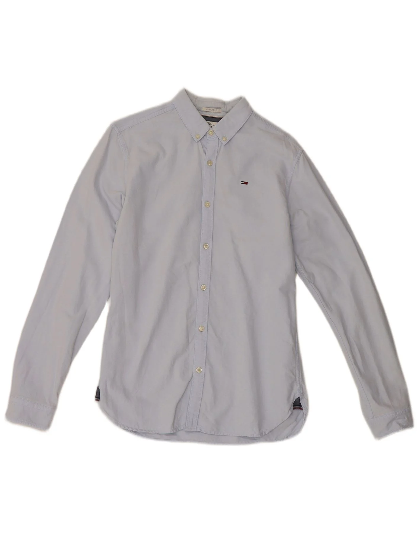 Tommy Hilfiger Mens Shirt Small Blue Cotton