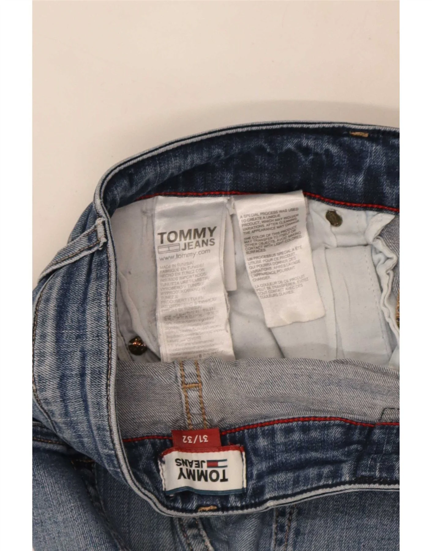 Tommy Hilfiger Mens Skinny Jeans W31 L32 Blue Cotton - Image 3
