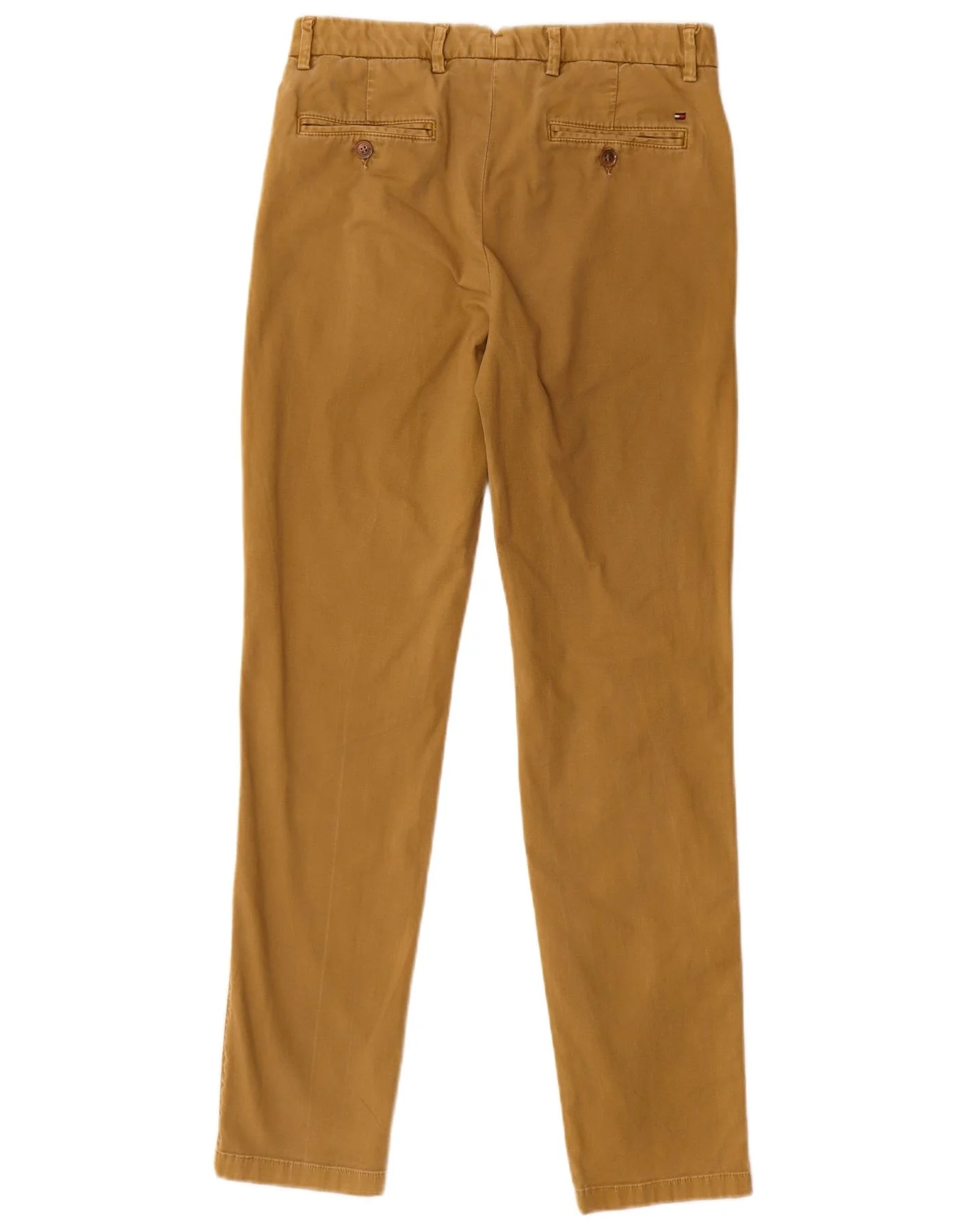Tommy Hilfiger Mens Slim Chino Trousers IT 44 XS W27 L30 Beige - Image 2