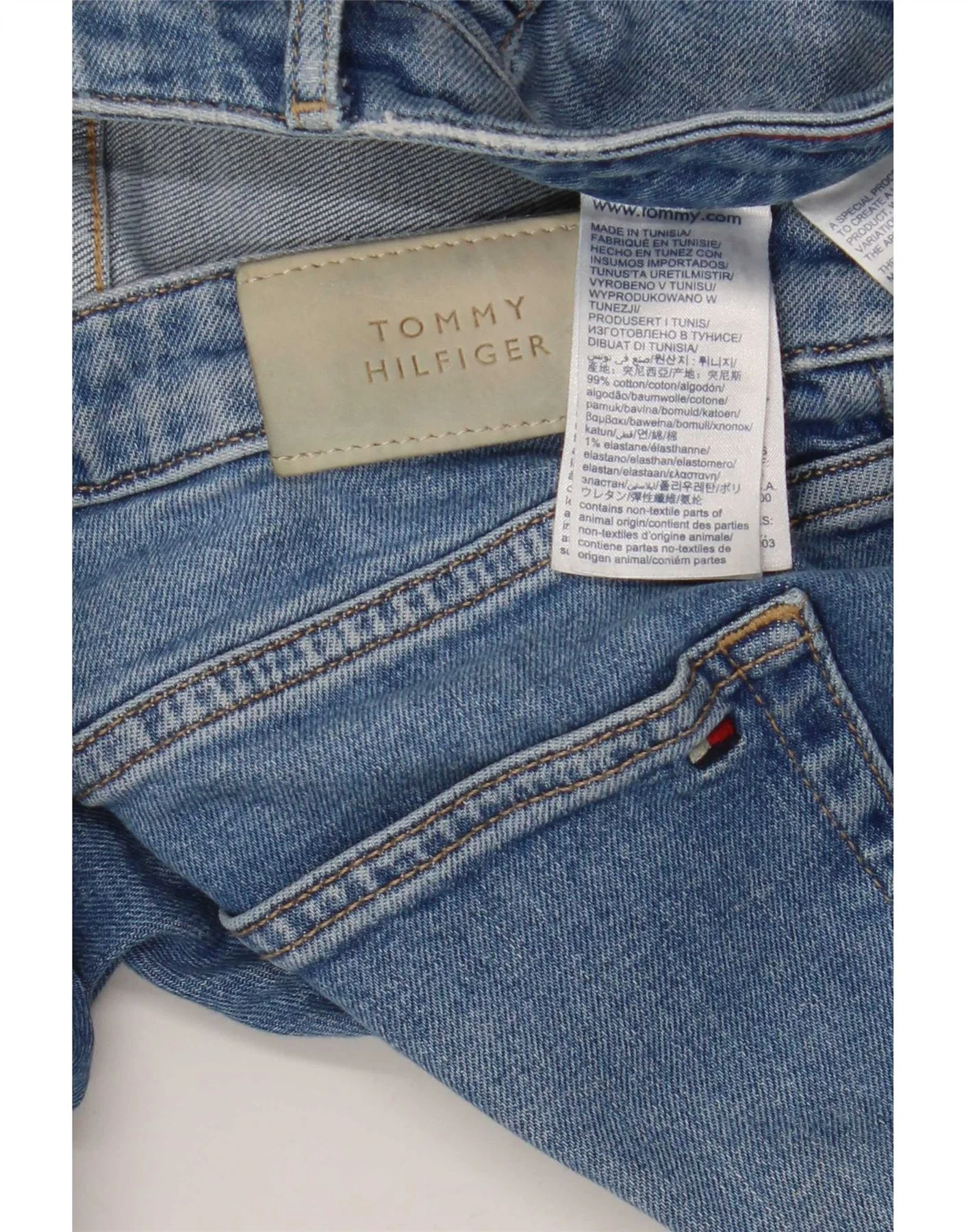 Tommy Hilfiger Mens Slim Jeans W31 L30 Blue Cotton - Image 4