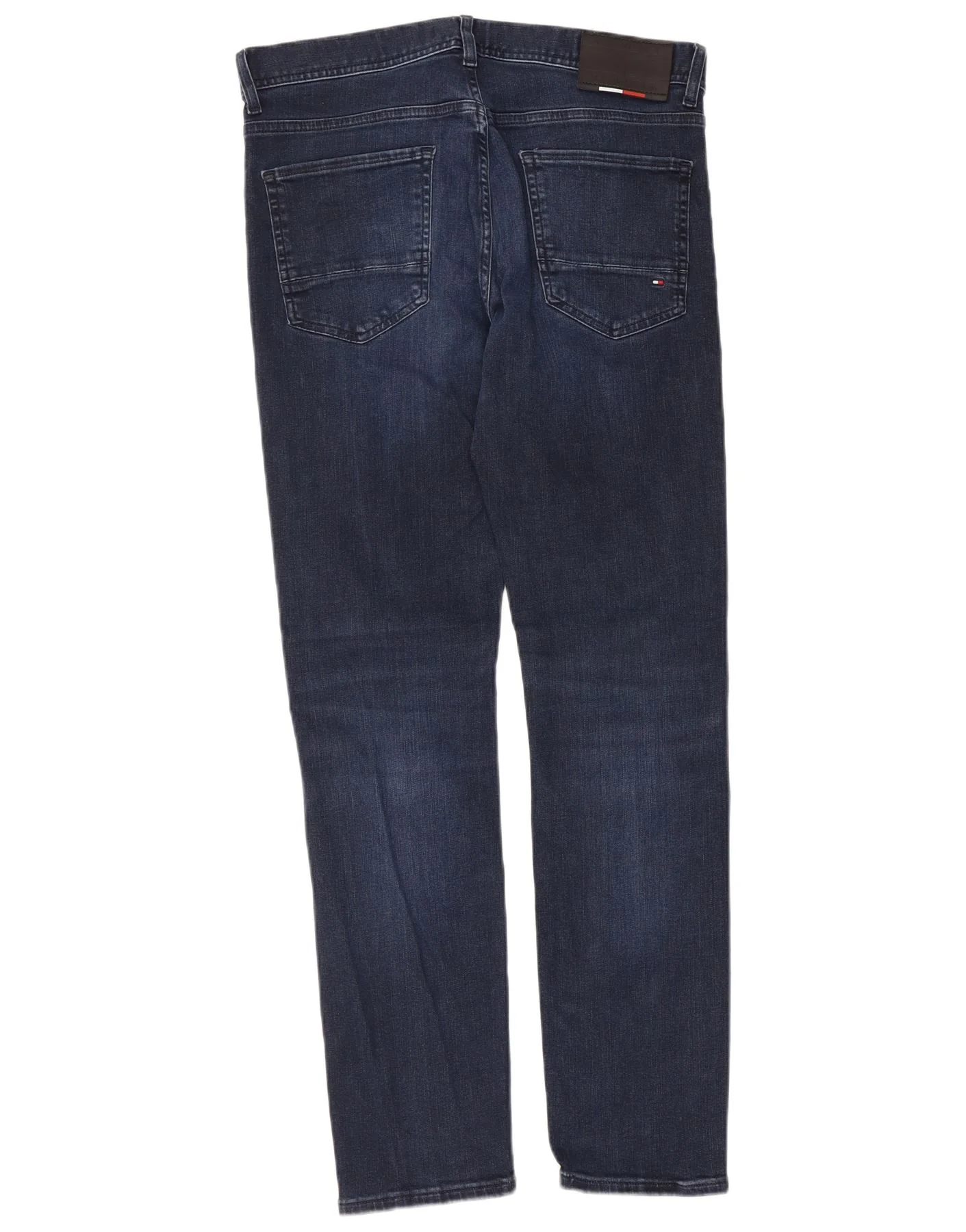 Tommy Hilfiger Mens Slim Jeans W32 L30 Navy Blue Cotton - Image 2