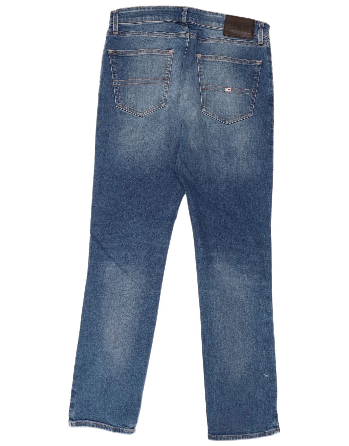 Tommy Hilfiger Mens Slim Jeans W32 L32 Blue Cotton - Image 2