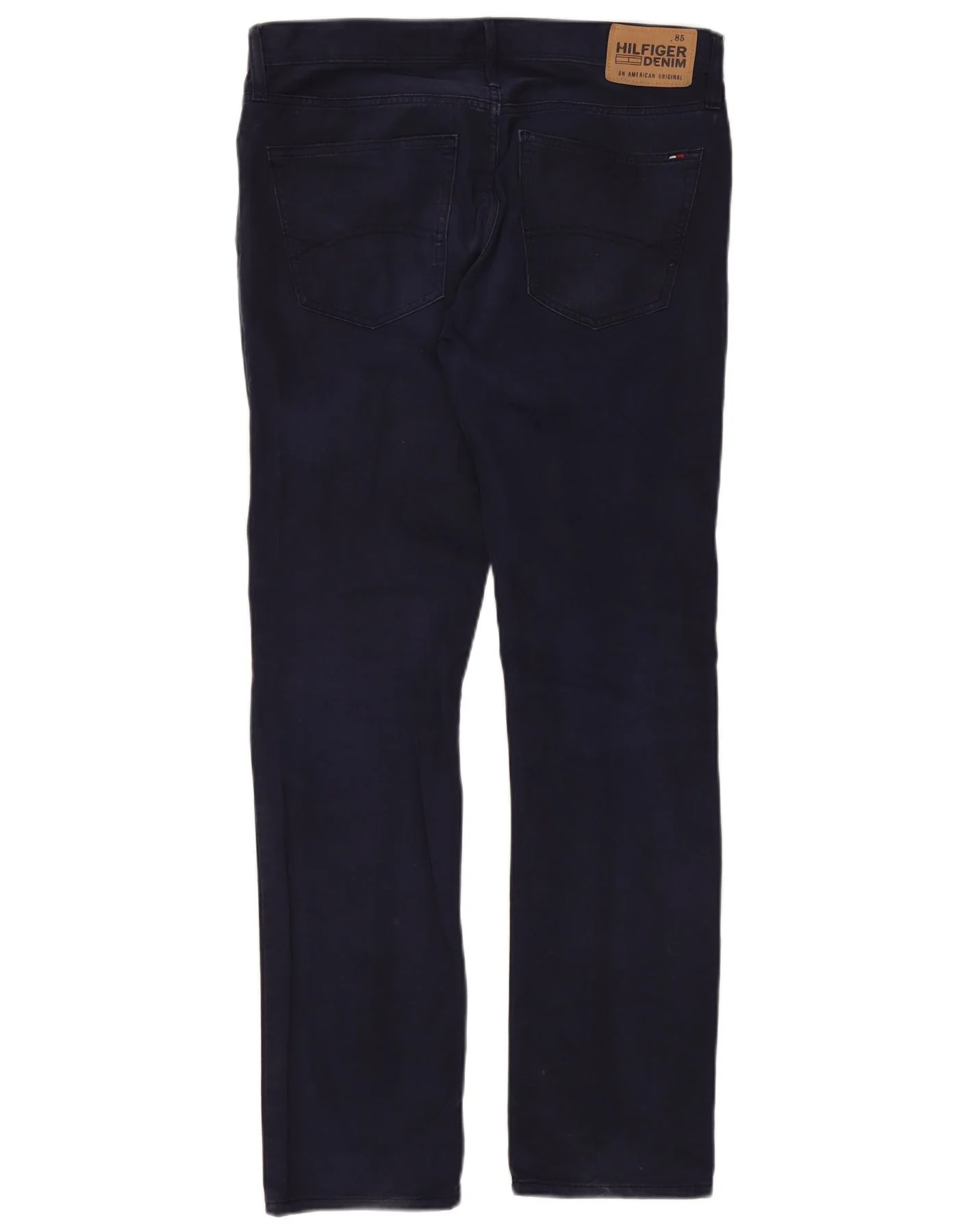 Tommy Hilfiger Mens Slim Jeans W34 L32 Navy Blue Cotton - Image 2
