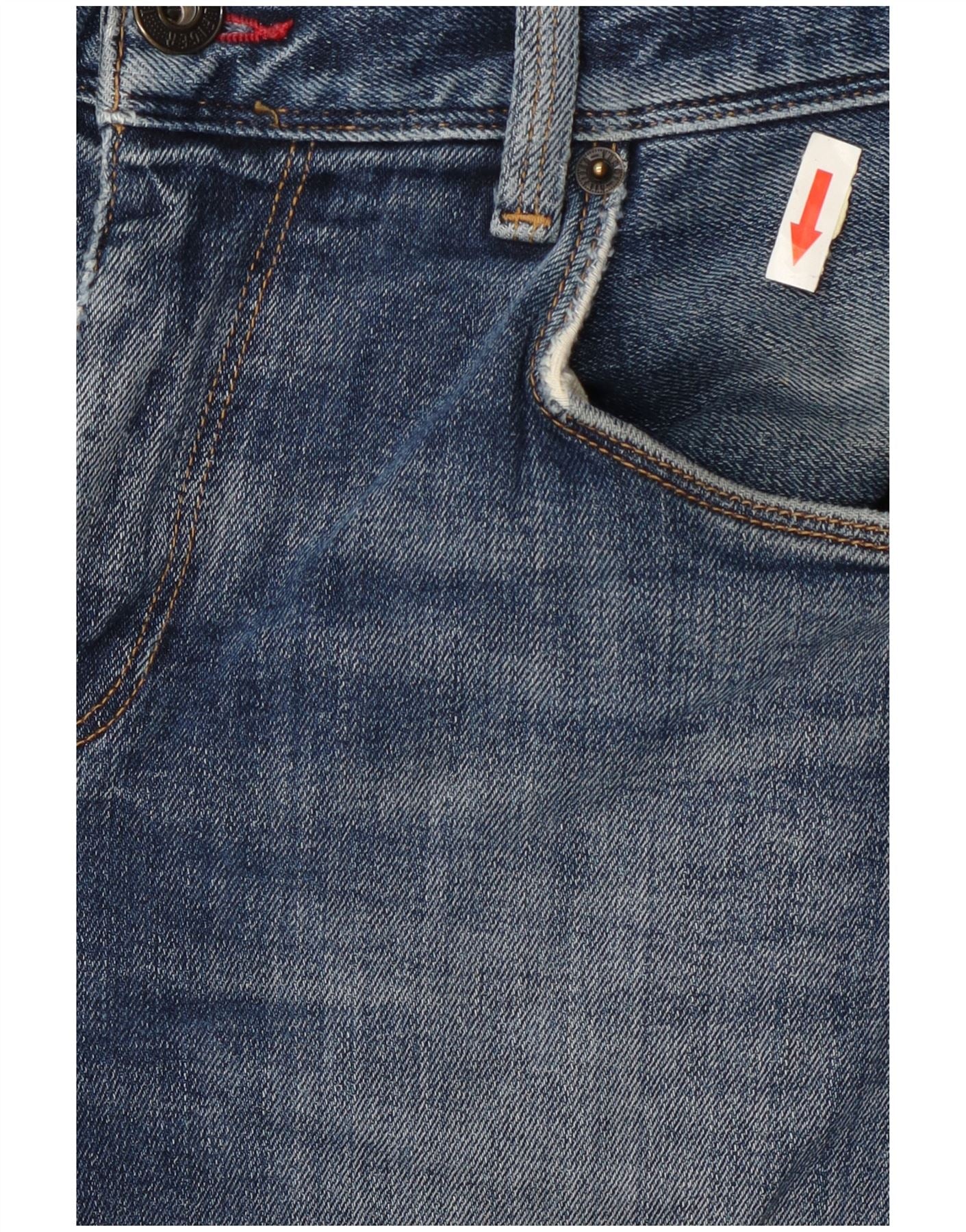 Tommy Hilfiger Mens Slim Jeans W36 L30 Blue Cotton - Image 3