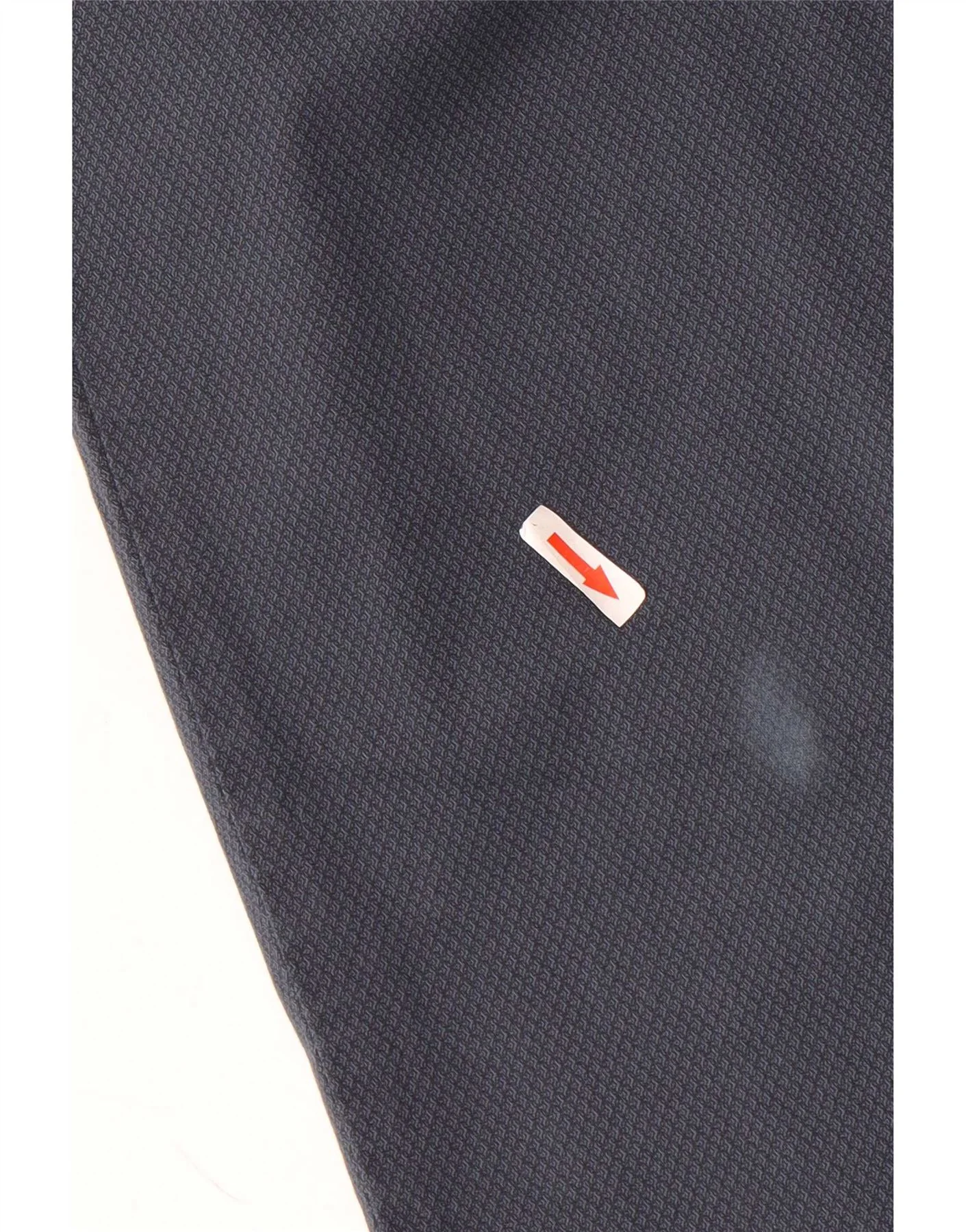 Tommy Hilfiger Mens Straight Chino Trousers W34 L30 Navy Blue Geometric - Image 4