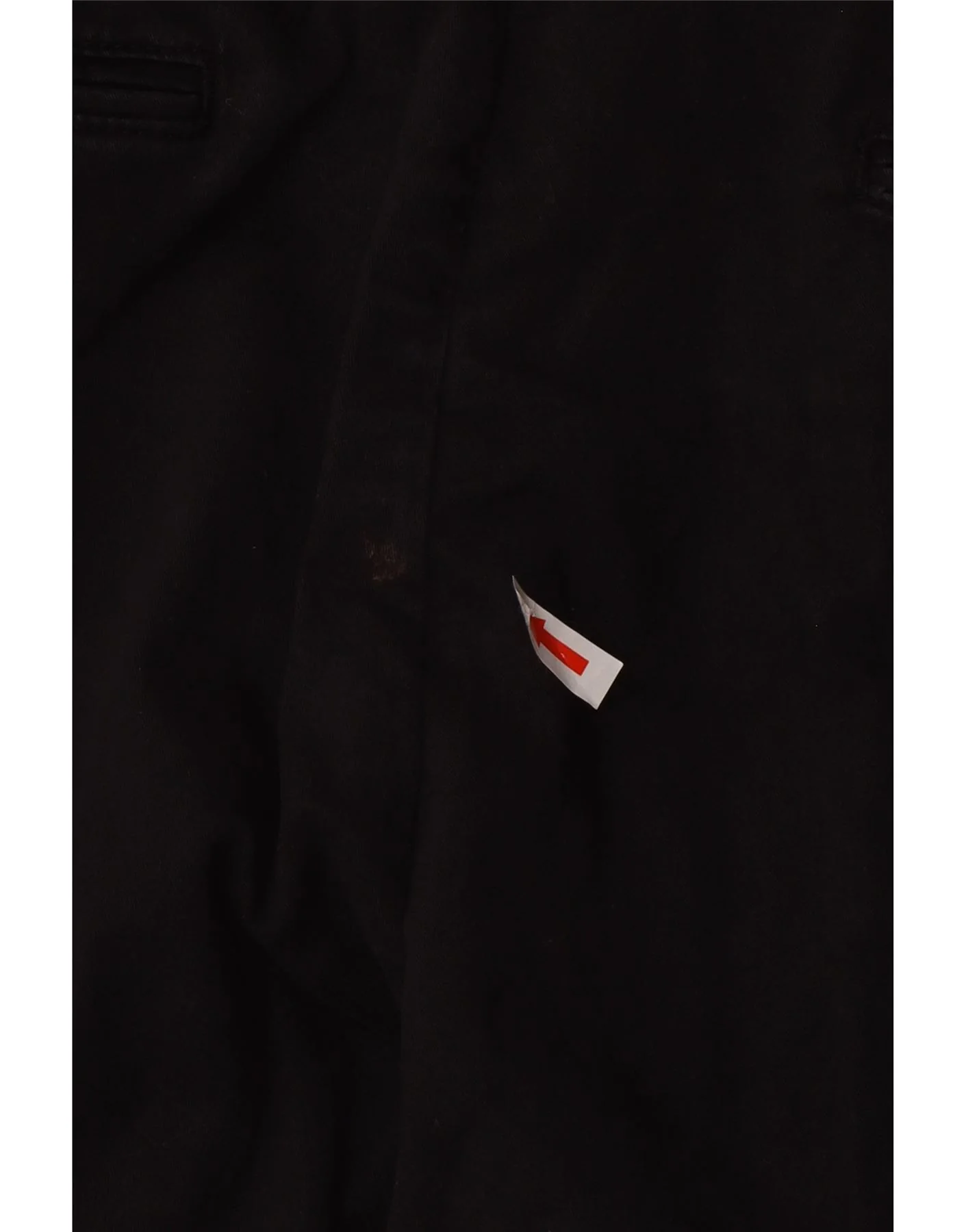 Tommy Hilfiger Mens Stretch Slim Fit Chino Trousers W38 L30 Black Cotton - Image 3