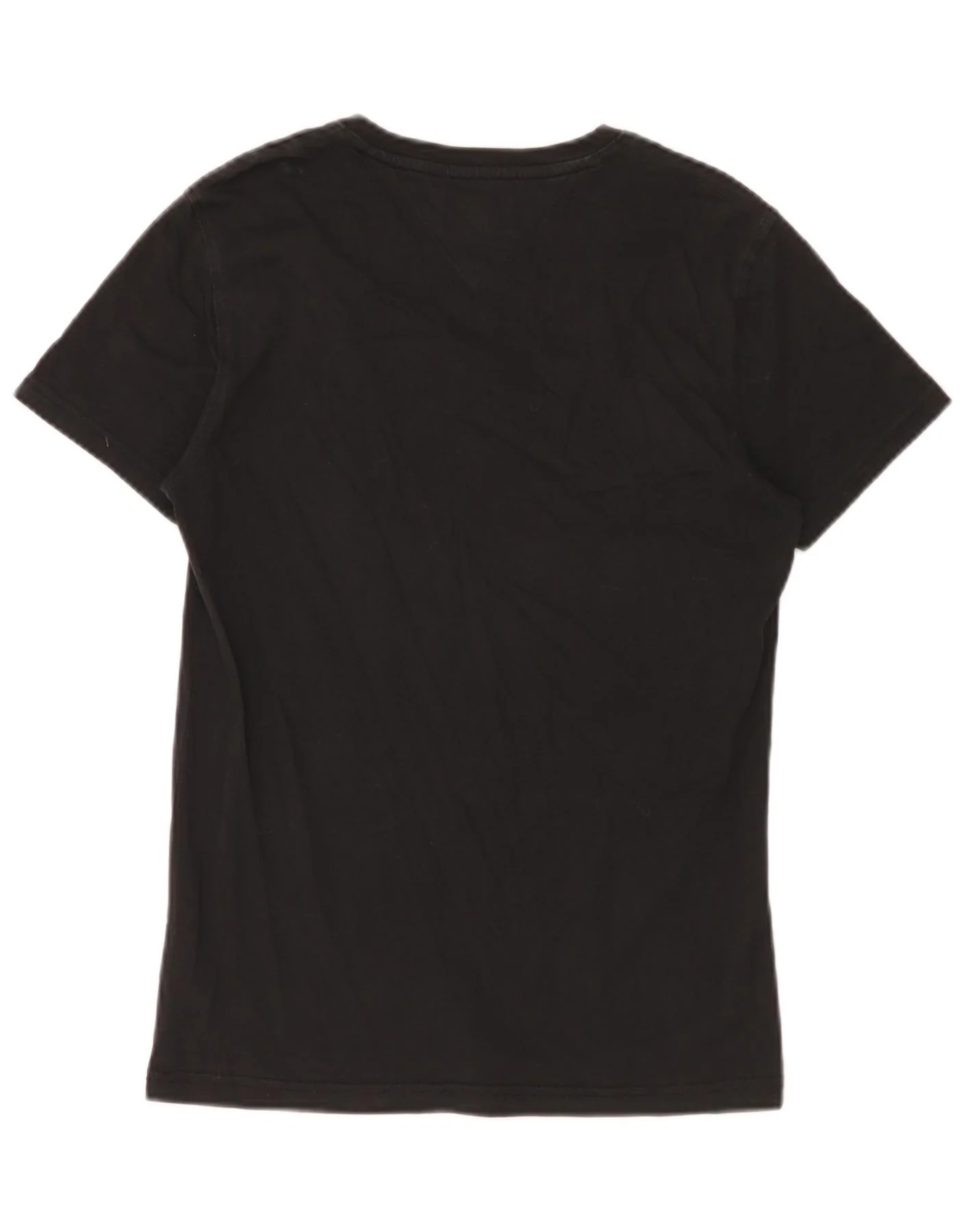 Tommy Hilfiger Mens T-Shirt Top Small Black Cotton - Image 2