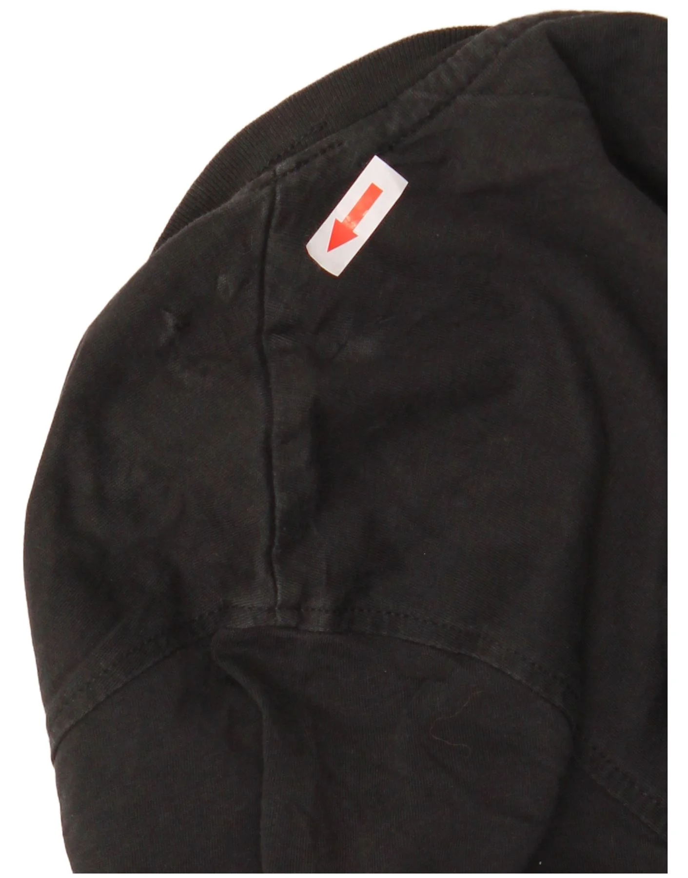 Tommy Hilfiger Mens T-Shirt Top Small Black Cotton - Image 3