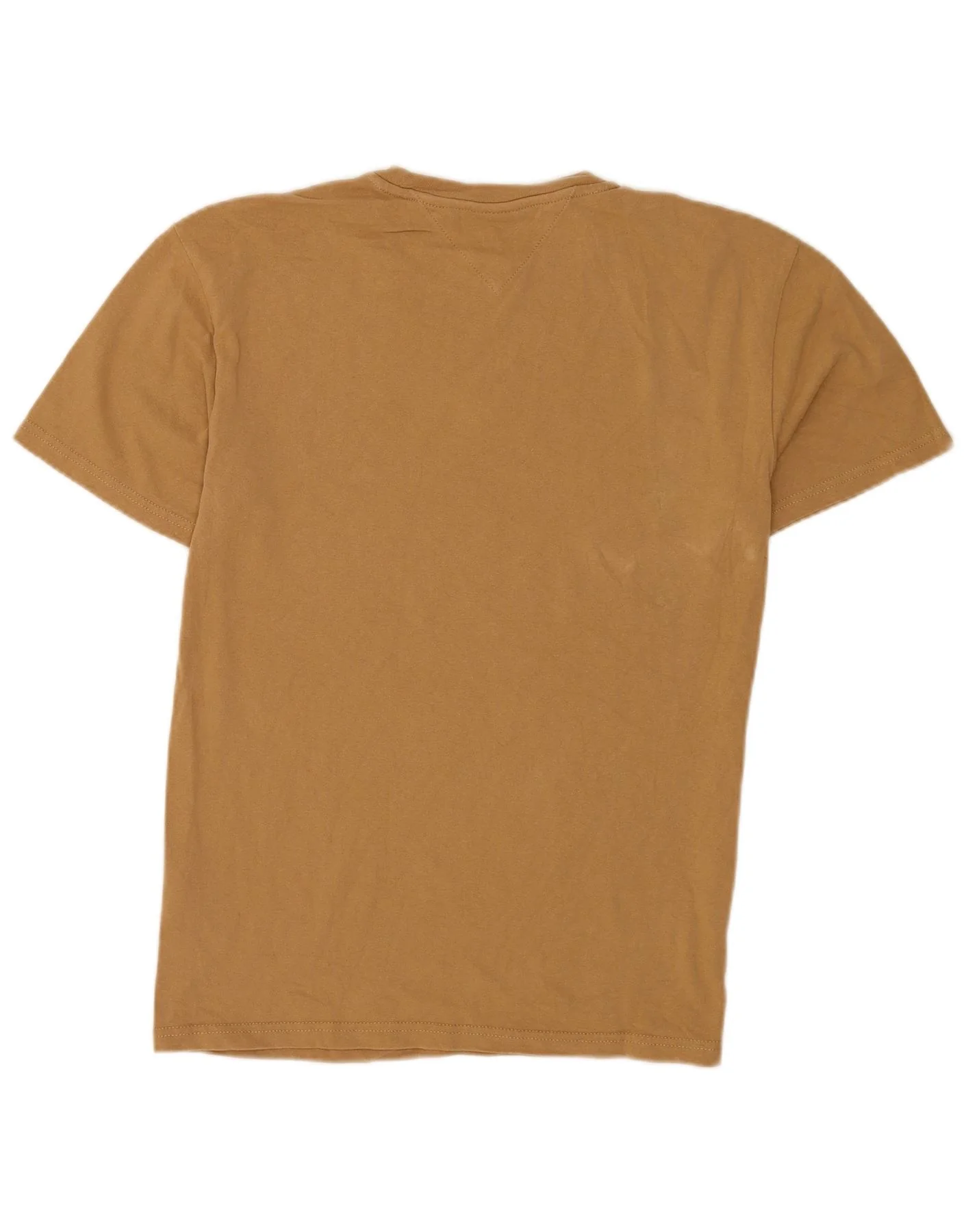 Tommy Hilfiger Mens T-Shirt Top Small Brown Cotton - Image 2