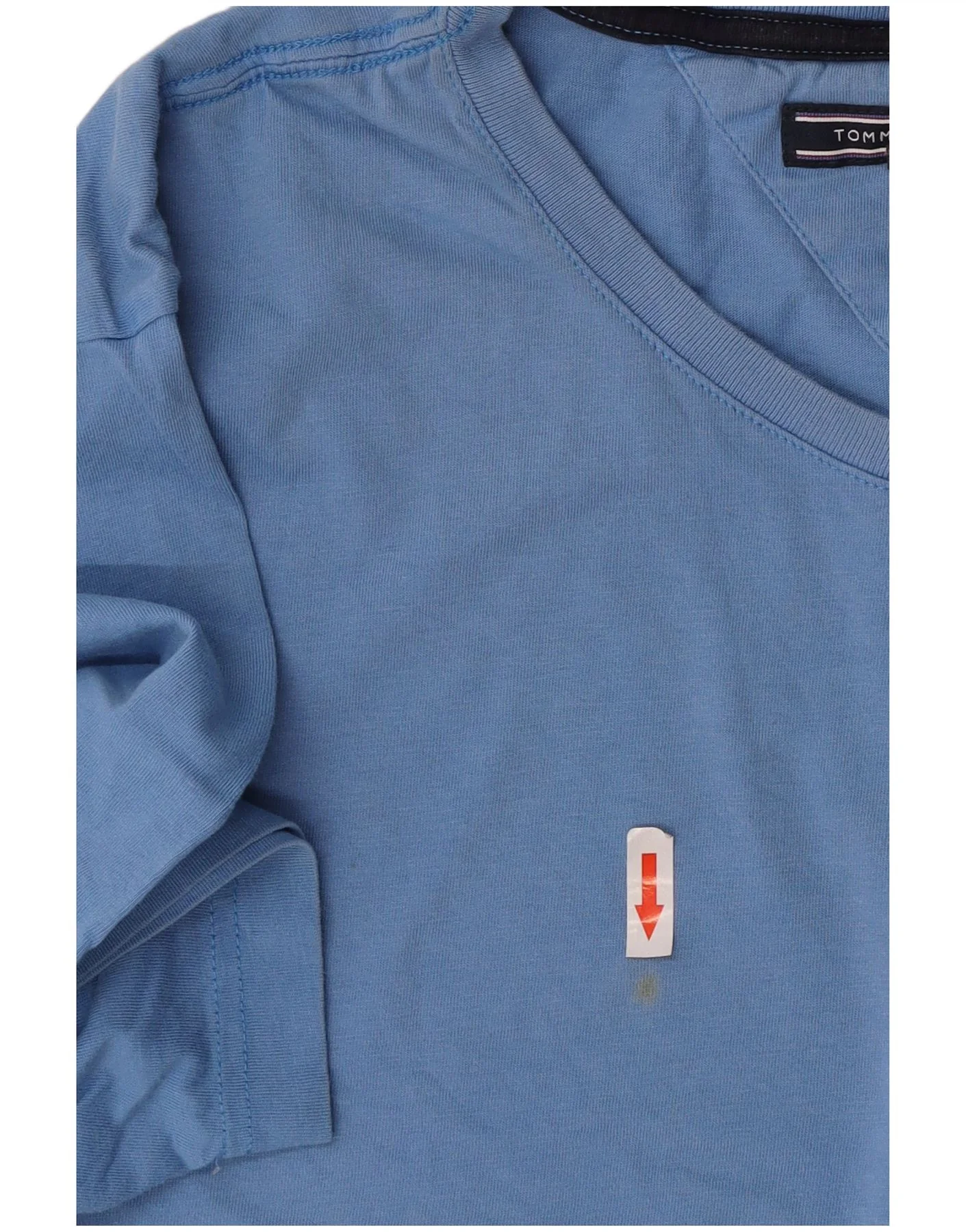 Tommy Hilfiger Mens T-Shirt Top XL Blue Cotton - Image 4