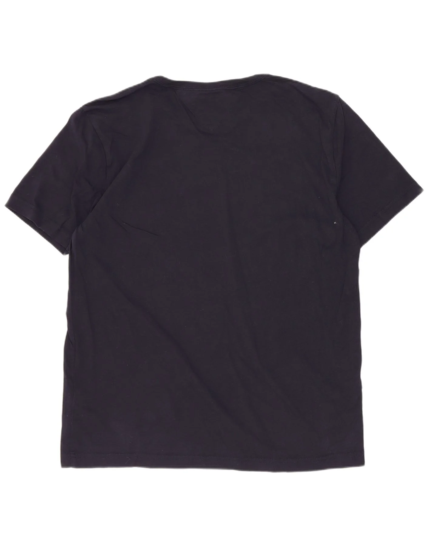 Tommy Hilfiger Mens T-Shirt Top XL Navy Blue Cotton - Image 2