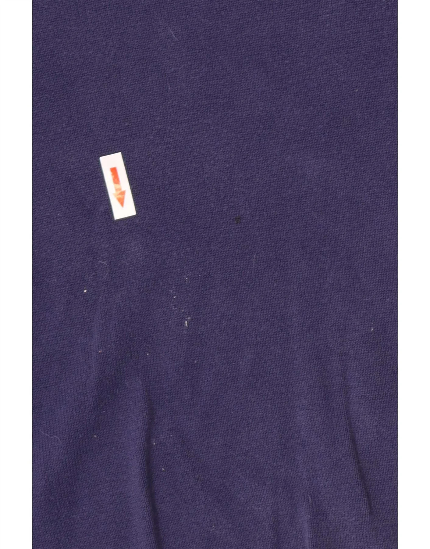 Tommy Hilfiger Mens V-Neck Jumper Sweater 2XL Navy Blue Cotton - Image 3