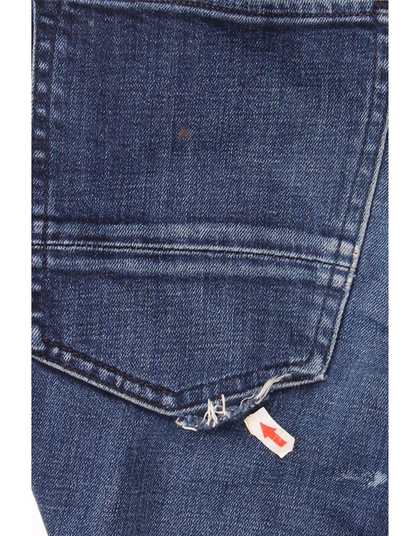 Tommy Hilfiger Womens Bleecker Slim Jeans W13 L28 Blue Cotton - Image 4