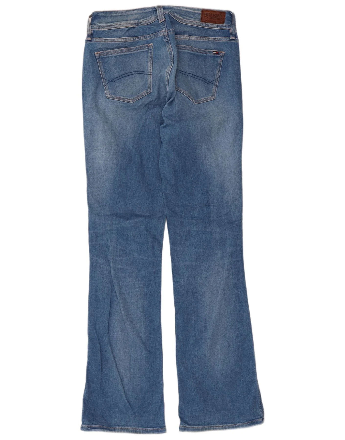 Tommy Hilfiger Womens Bootcut Jeans W31 L32 Blue Cotton - Image 2