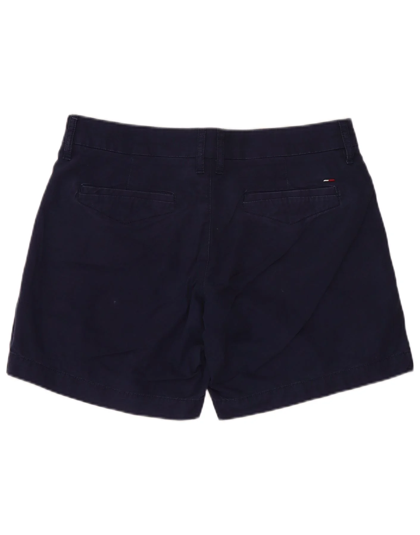 Tommy Hilfiger Womens Chino Shorts W25 XS Navy Blue Cotton - Image 2
