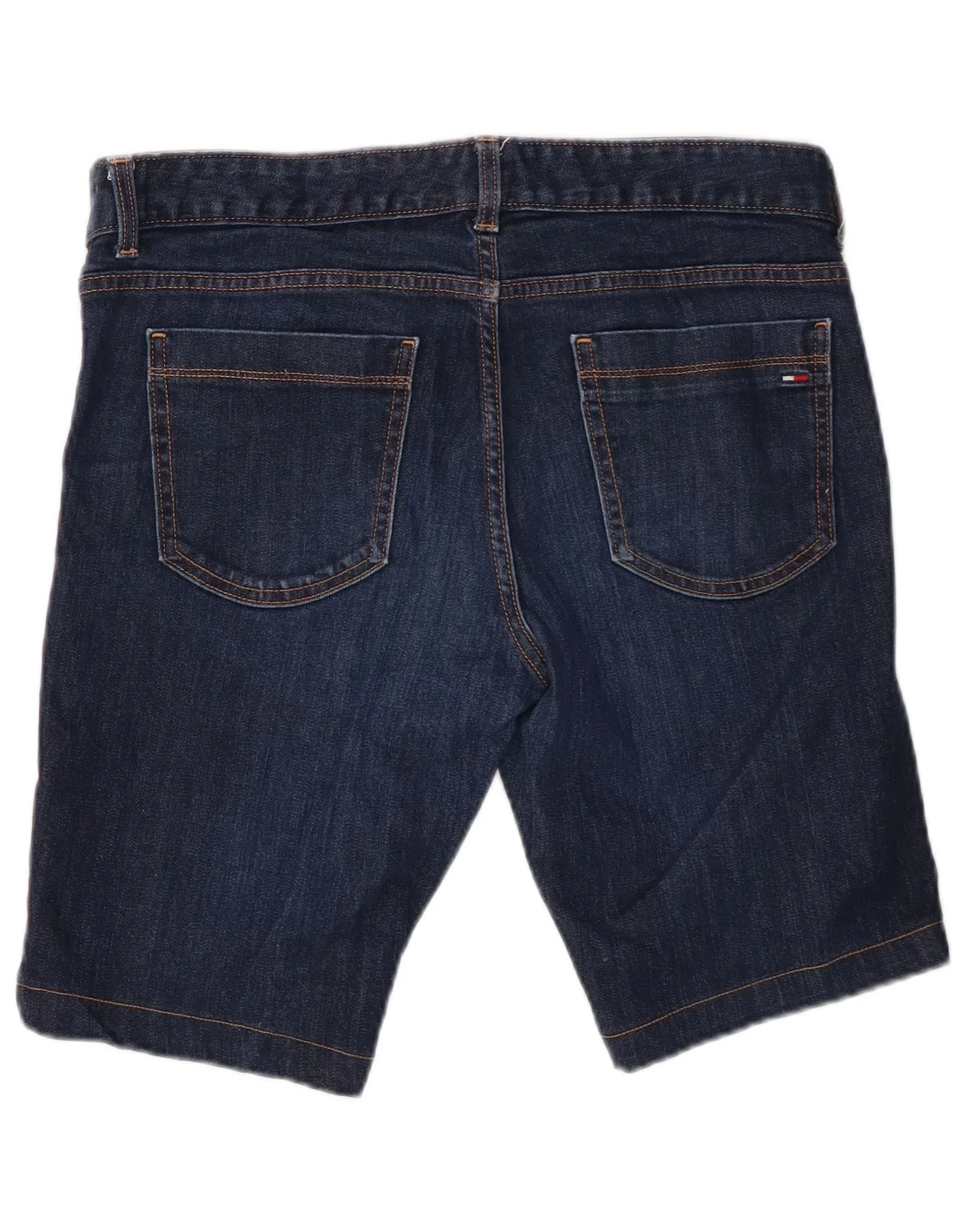 Tommy Hilfiger Womens Denim Shorts US 12 Large W34 Navy Blue - Image 2