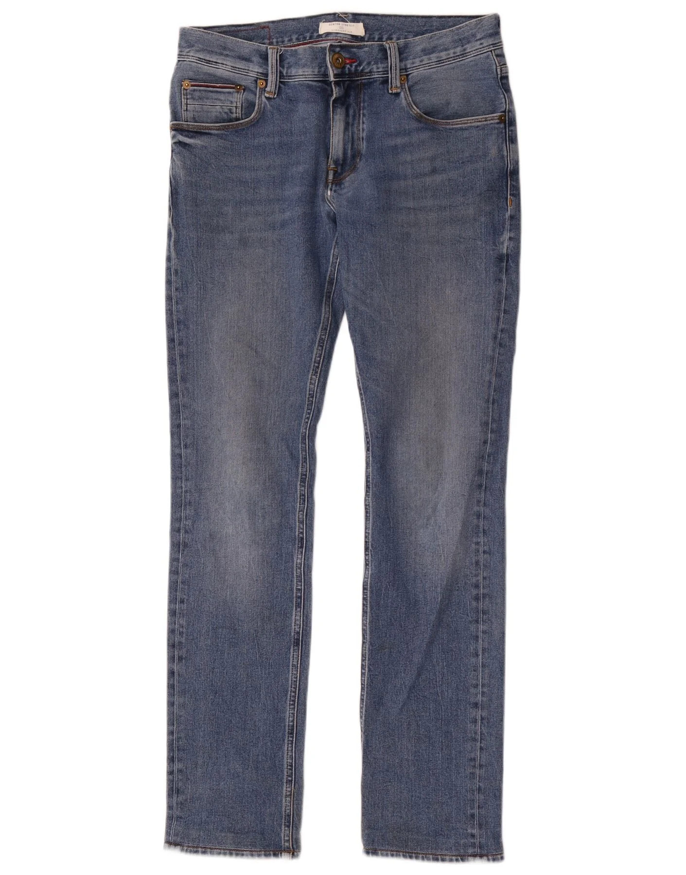 Tommy Hilfiger Womens Denton Straight Jeans W30 L34 Blue Cotton