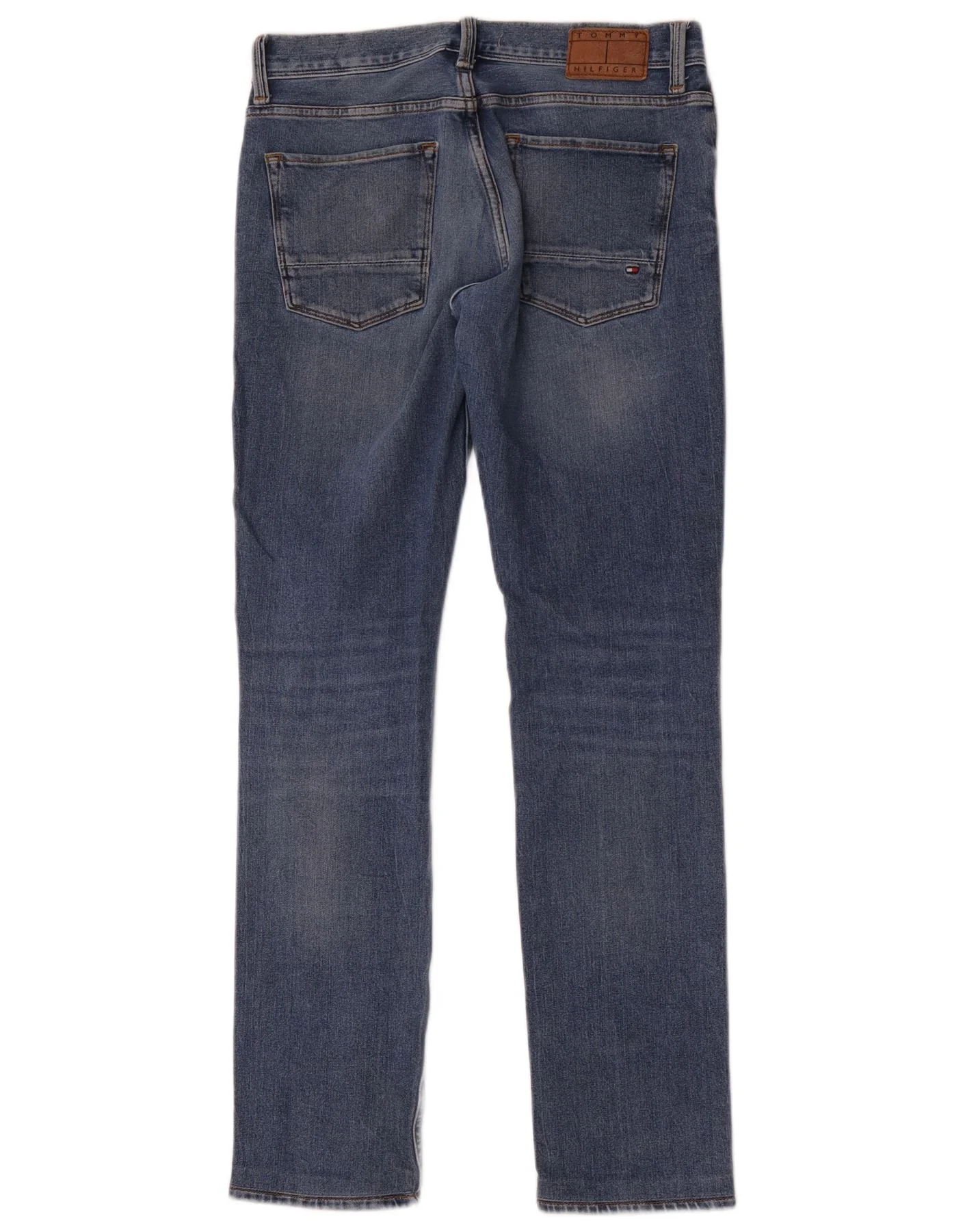Tommy Hilfiger Womens Denton Straight Jeans W30 L34 Blue Cotton - Image 2