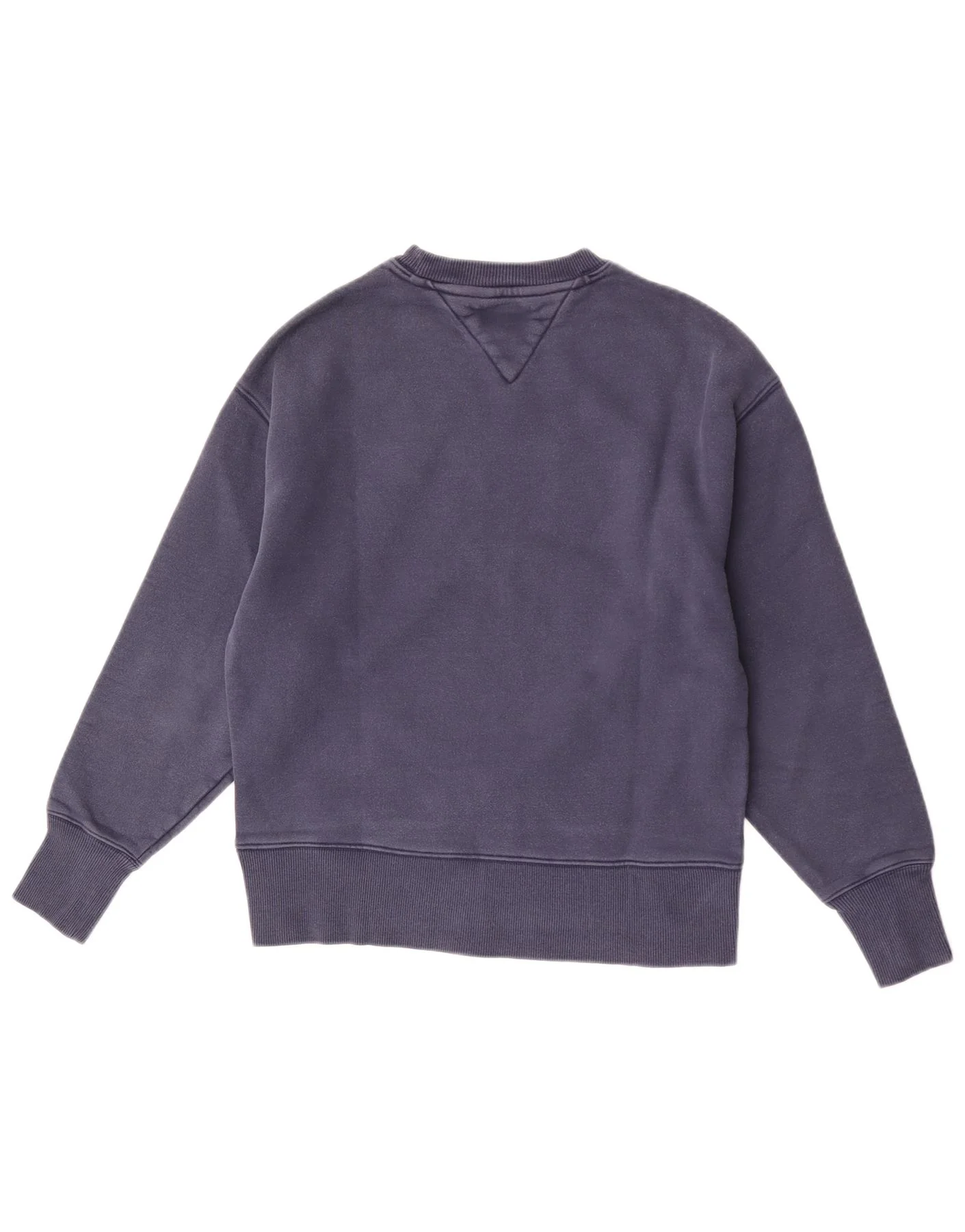 Tommy Hilfiger Womens Graphic Oversized Sweatshirt Jumper UK 6 XS Navy Blue - Image 2