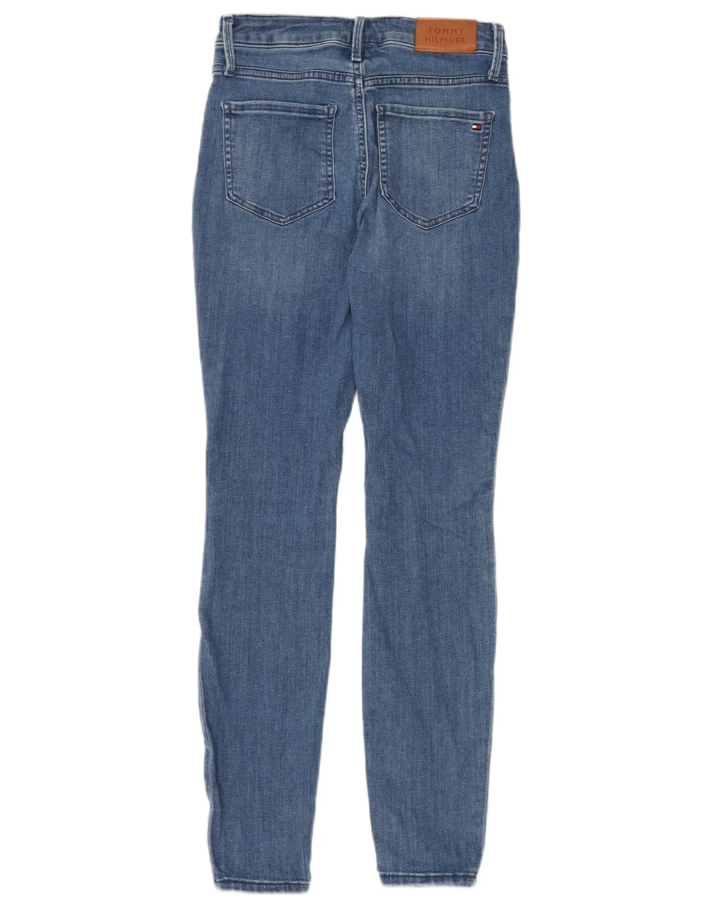 Tommy Hilfiger Womens Harlem Ultra Skinny Jeans W27 L30 Blue Cotton - Image 2