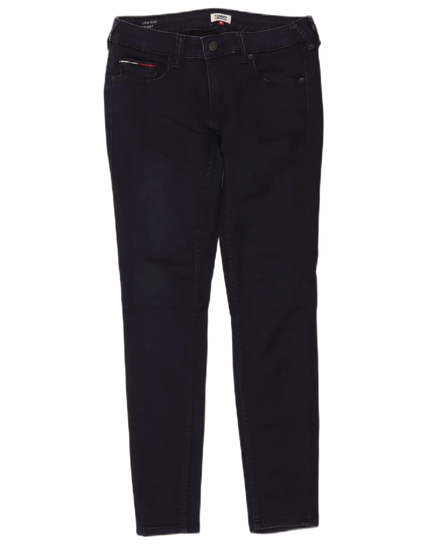 Tommy Hilfiger Womens Low Waist Skinny Jeans W31 L32 Navy Blue