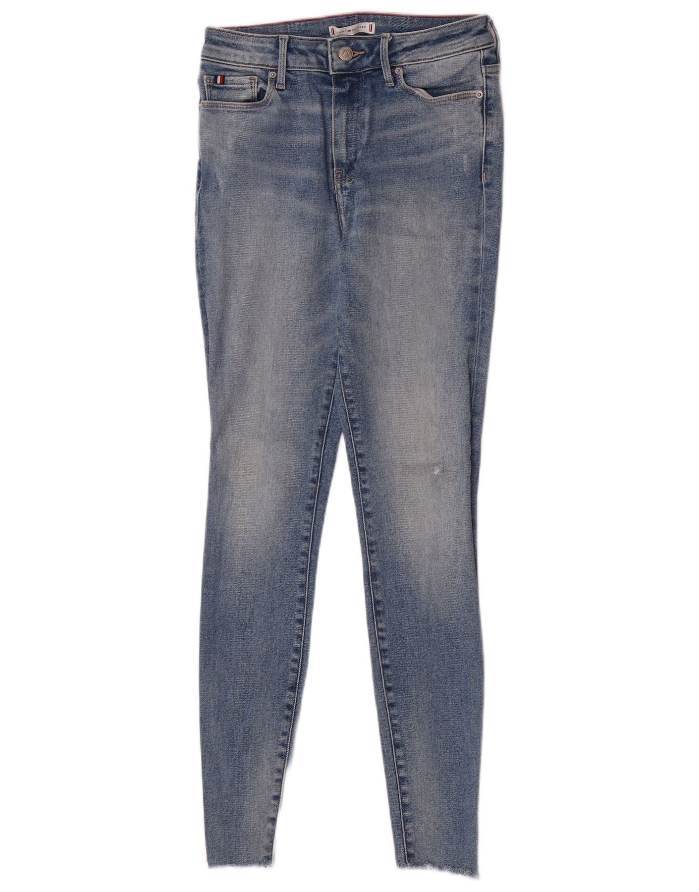 Tommy Hilfiger Womens Skinny Jeans W26 L27 Blue Cotton
