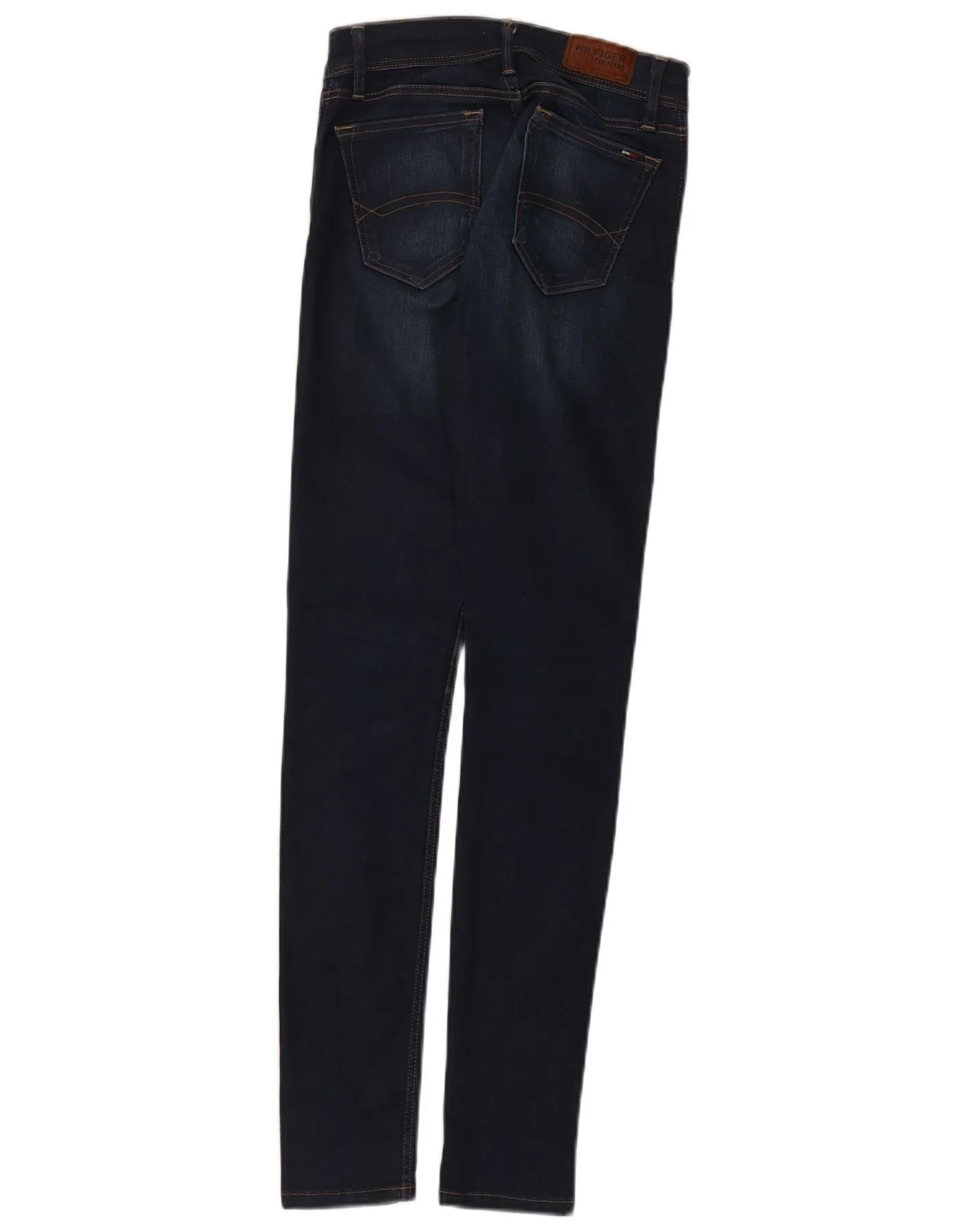 Tommy Hilfiger Womens Skinny Jeans W26 L30 Navy Blue Cotton - Image 2