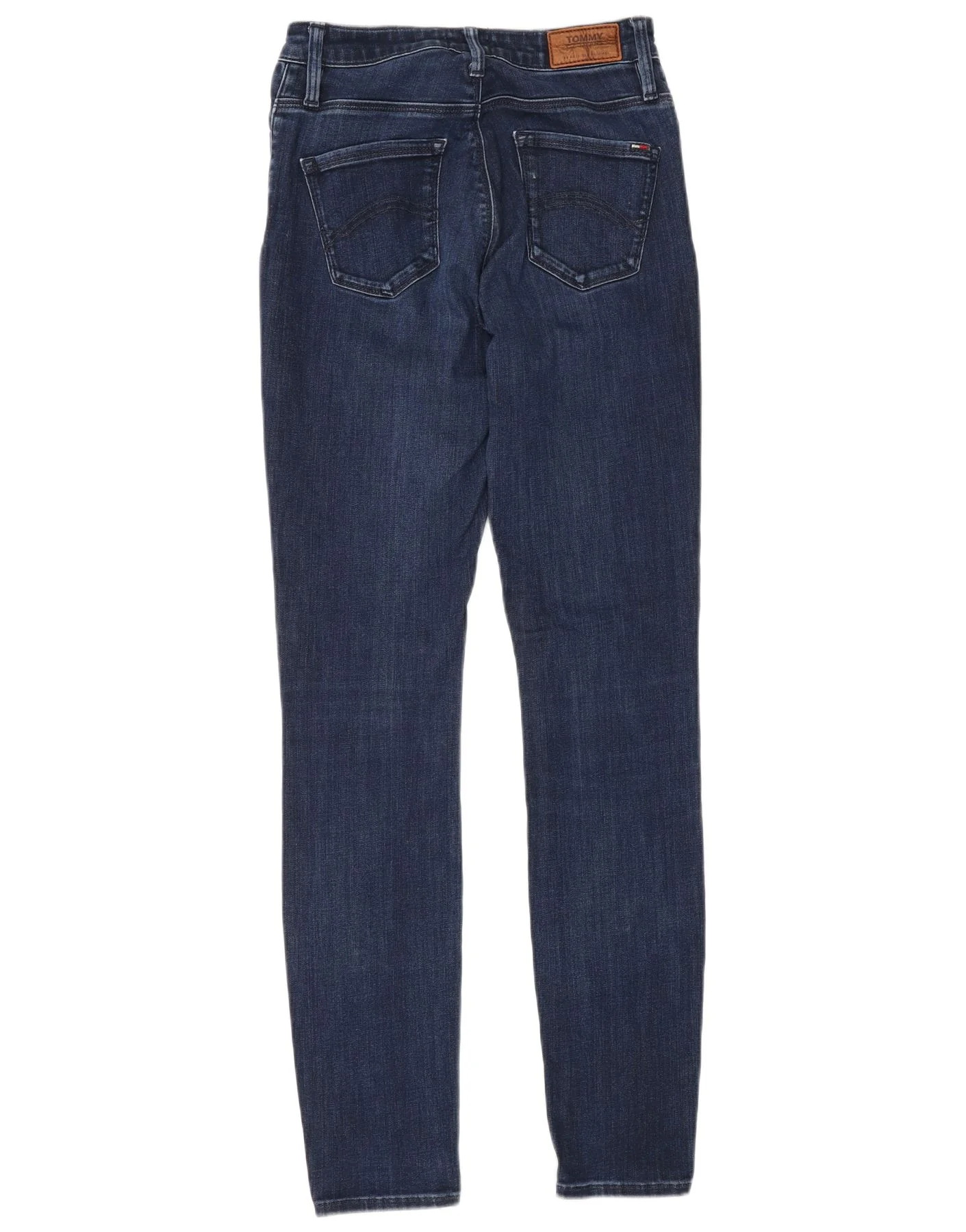 Tommy Hilfiger Womens Skinny Jeans W28 L32 Navy Blue Cotton - Image 2