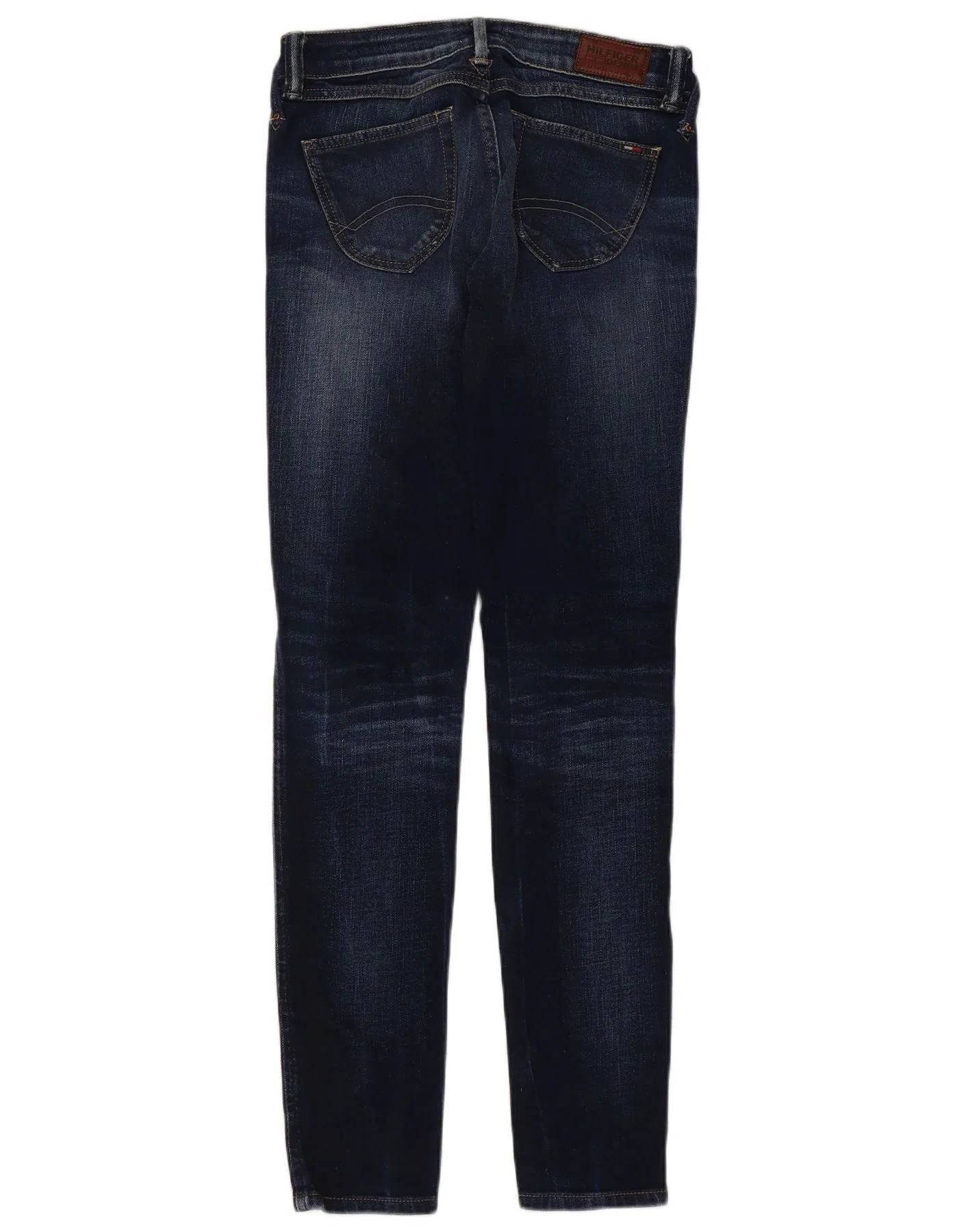 Tommy Hilfiger Womens Skinny Jeans W28 L32 Navy Blue Cotton - Image 2